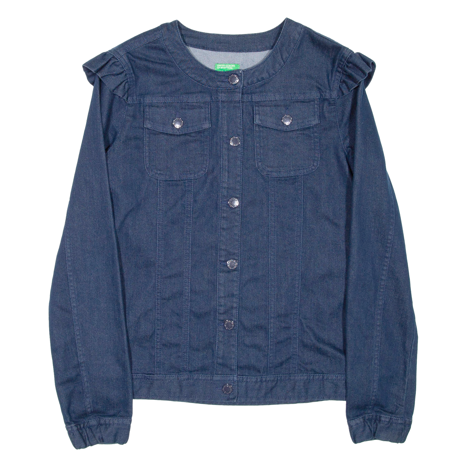 BENETTON Womens Denim Jacket Blue S Refurbished - N/A refurbished available on Cerqular