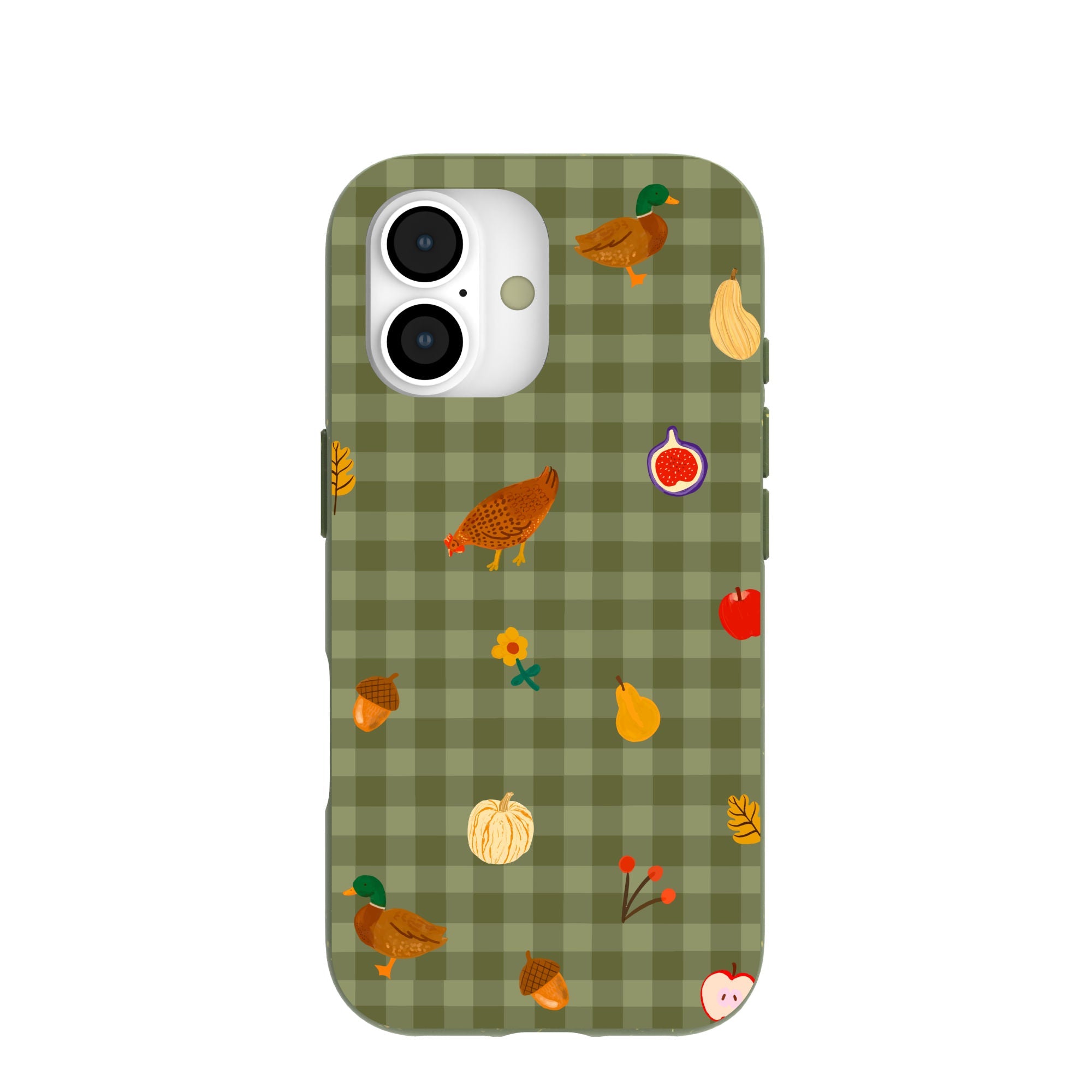 Forest Floor Harvest Folk iPhone 17 Case | MagSafe Compatibility: Without MagSafe Refurbished - Pela Case refurbished available on Cerqular