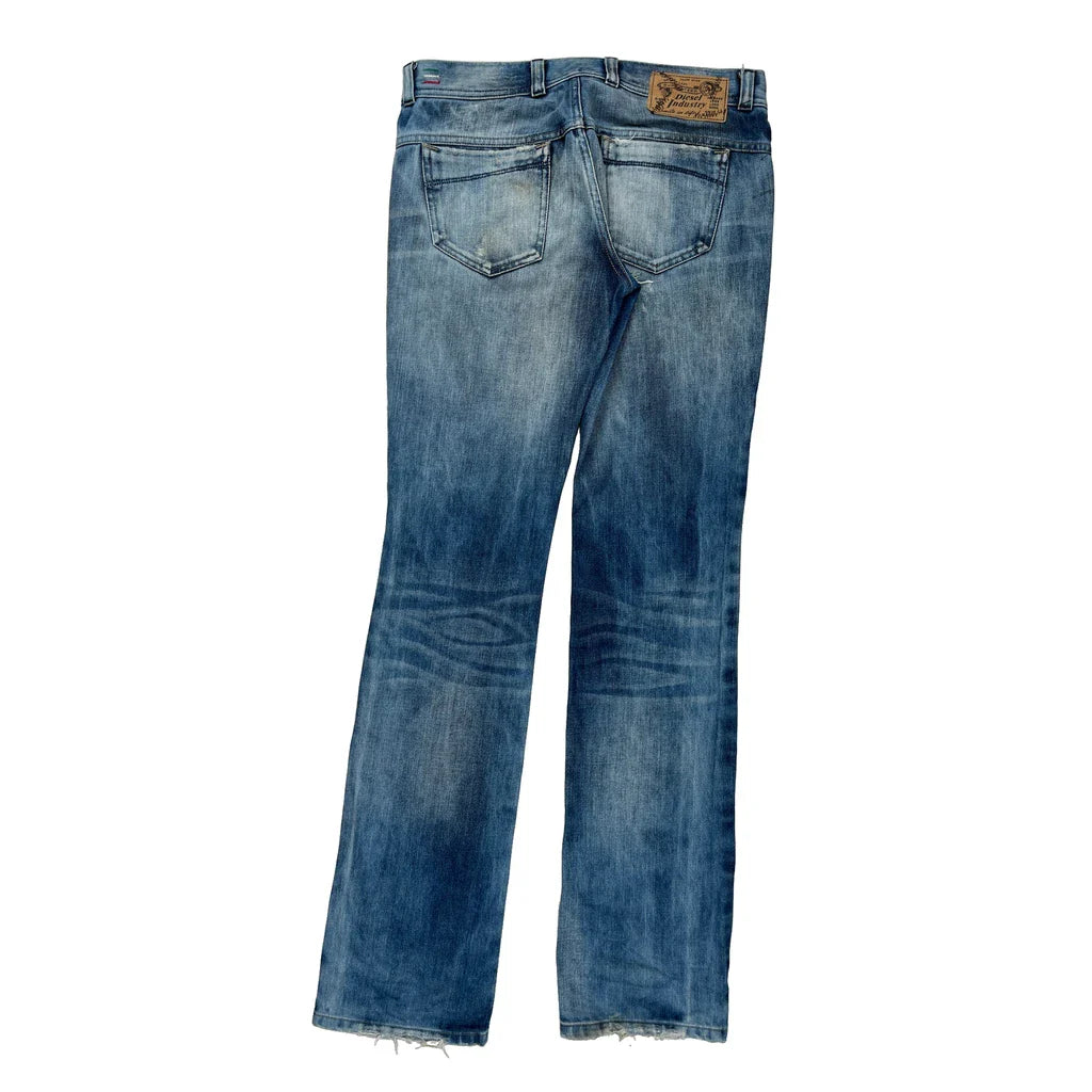Diesel Jeans - 30W UK 8 Blue Cotton Refurbished - Thrifted (note: this is a term often used to describe second- refurbished available on Cerqular