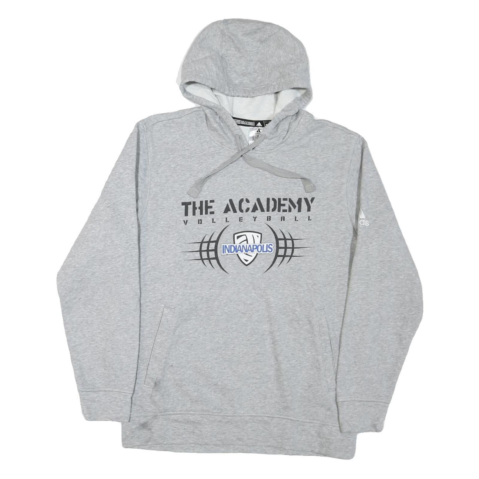 ADIDAS Mens Grey The Academy Volleyball Indianapolis Hoodie M Cotton Blend Refurbished - N/A refurbished available on Cerqular