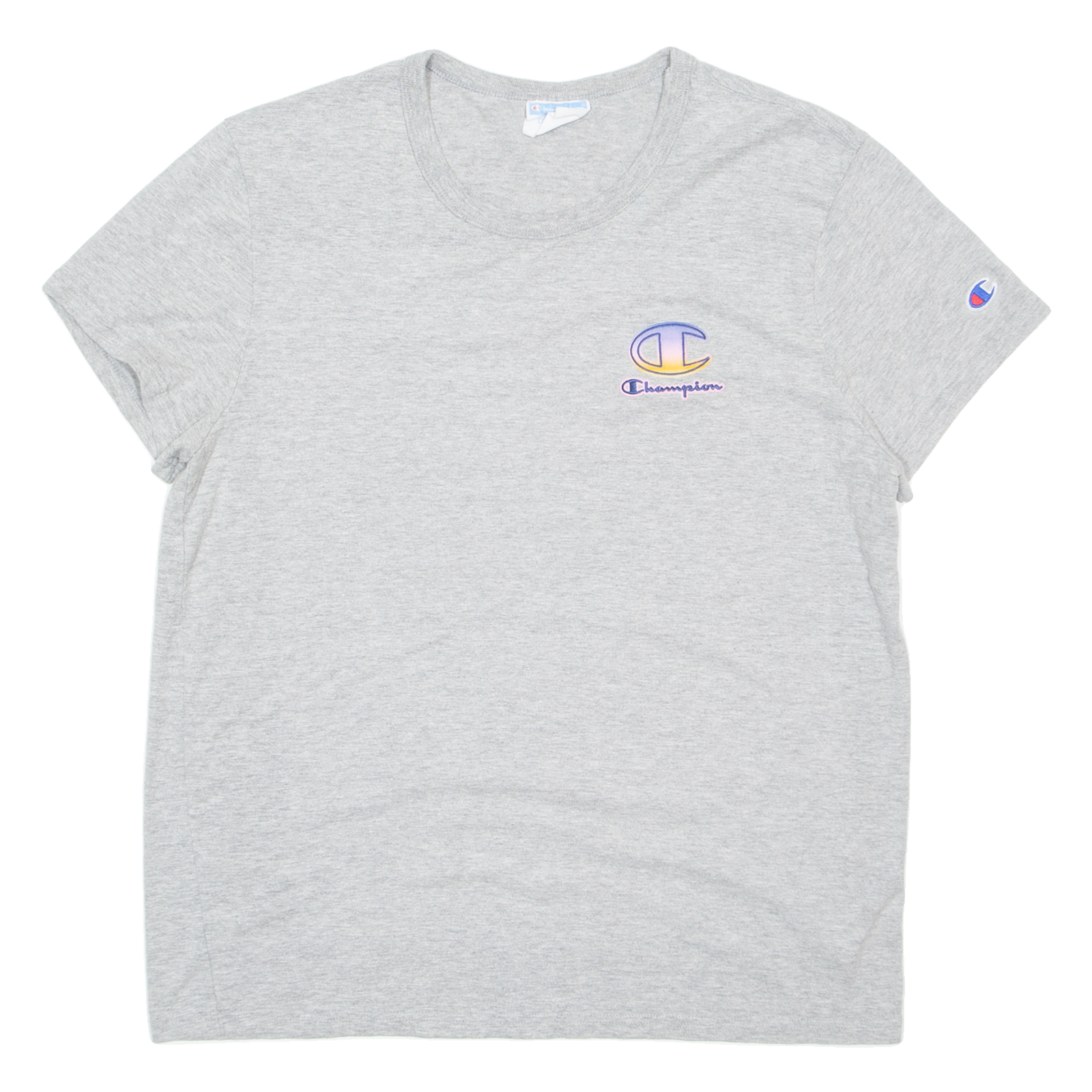CHAMPION Womens T-Shirt Grey L Refurbished - N/A refurbished available on Cerqular