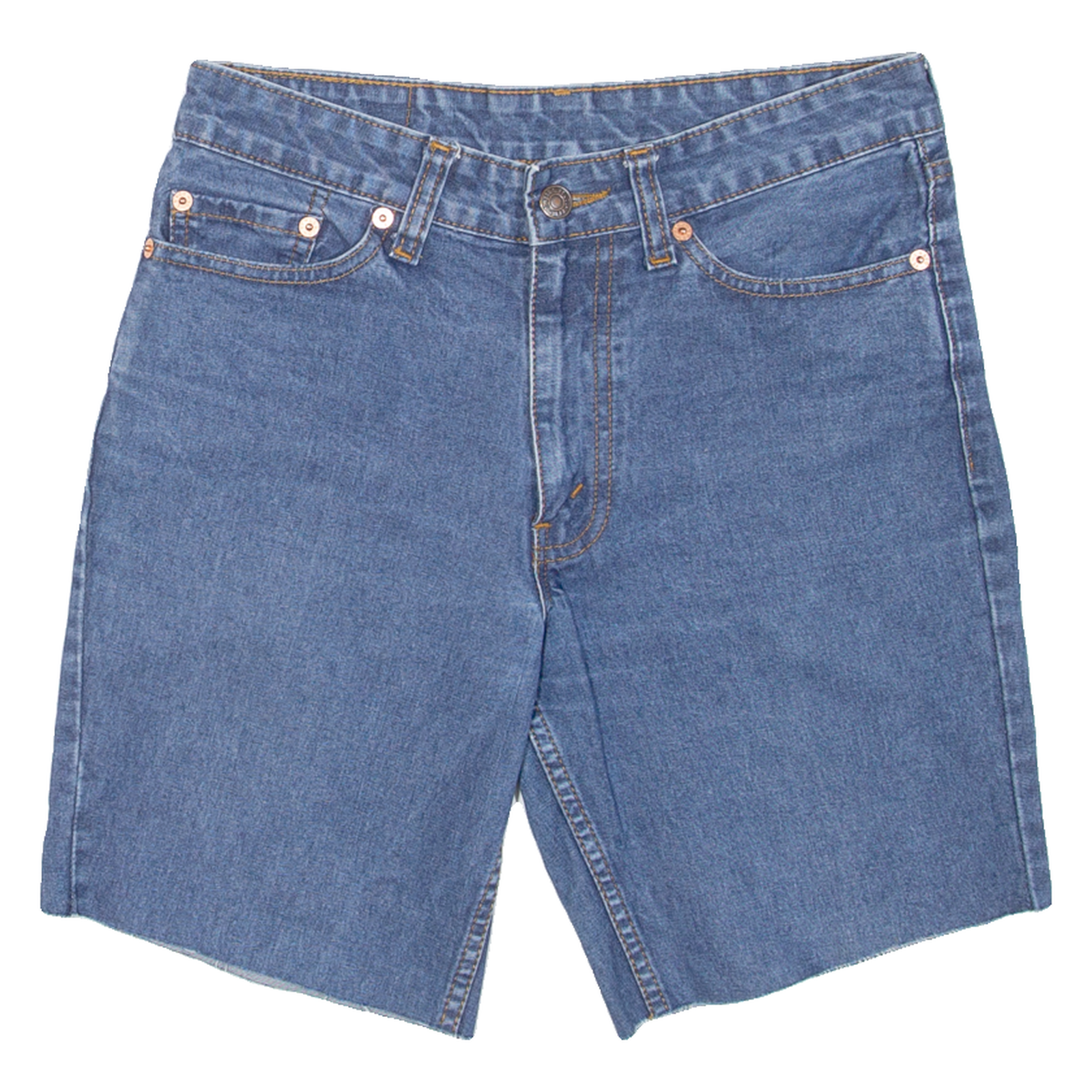 LEVI'S 567 Mens Jorts Shorts Blue Slim S W28 Refurbished - N/A refurbished available on Cerqular