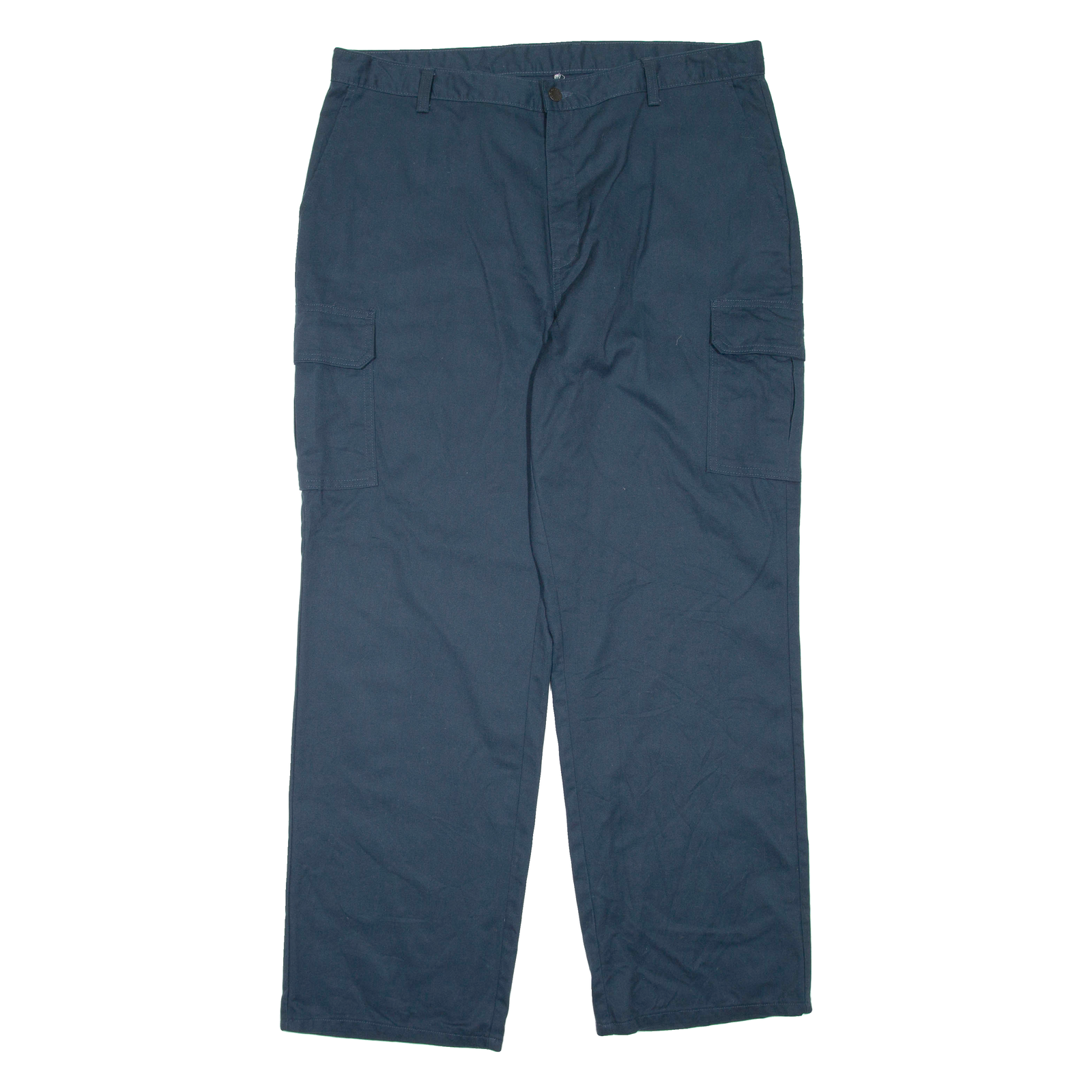 DICKIES Cargo Mens Trousers Blue Regular Straight W40 L32 Refurbished - N/A refurbished available on Cerqular