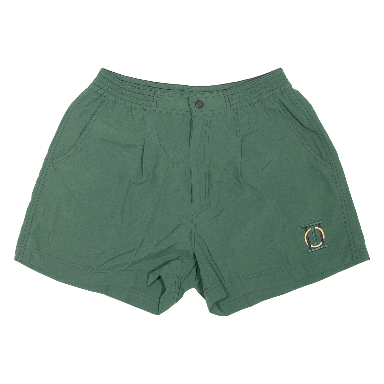 LAURA CHAVIT Womens Sports Shorts Green L W28 Refurbished - N/A refurbished available on Cerqular