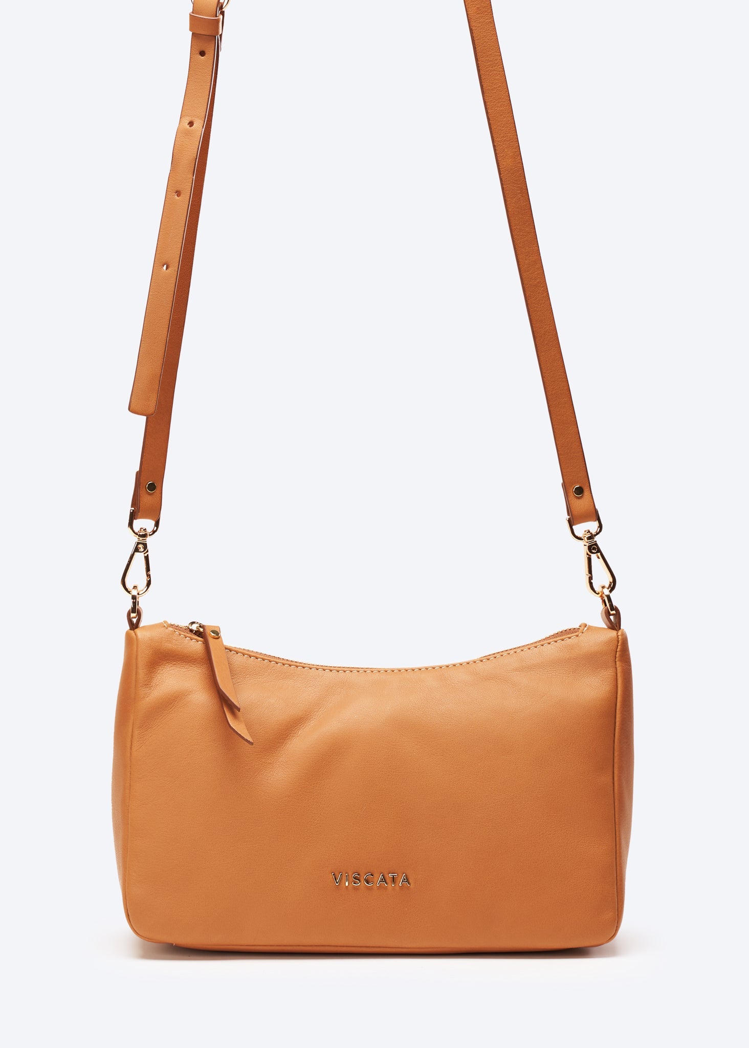 Nice Leather Crossbody Handbag | Color: Whiskey Brown Refurbished - N/A refurbished available on Cerqular