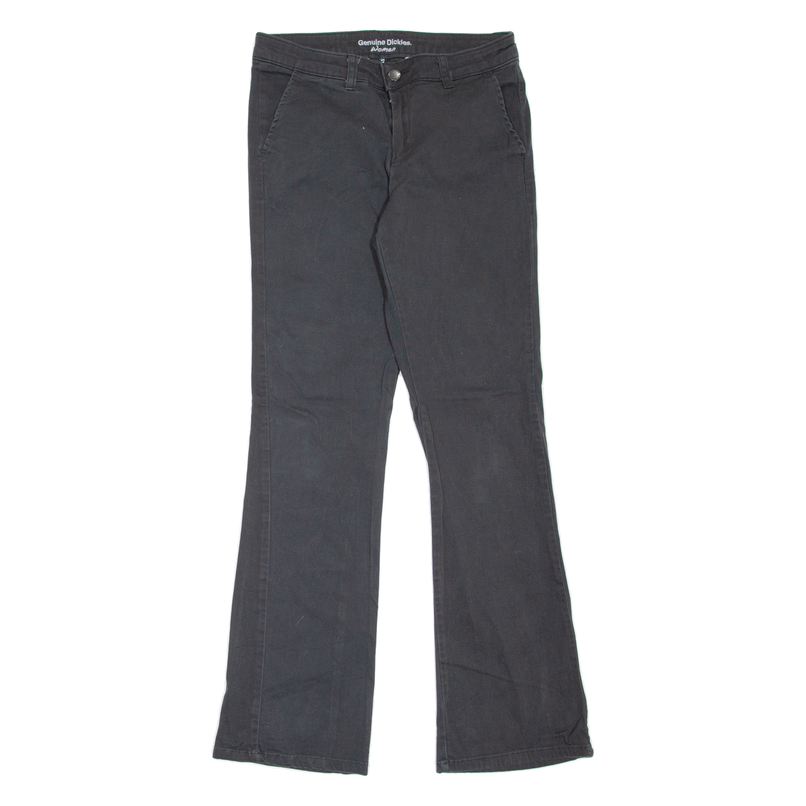DICKIES Workwear Womens Trousers Black Slim Bootcut W27 L30 Refurbished - N/A refurbished available on Cerqular