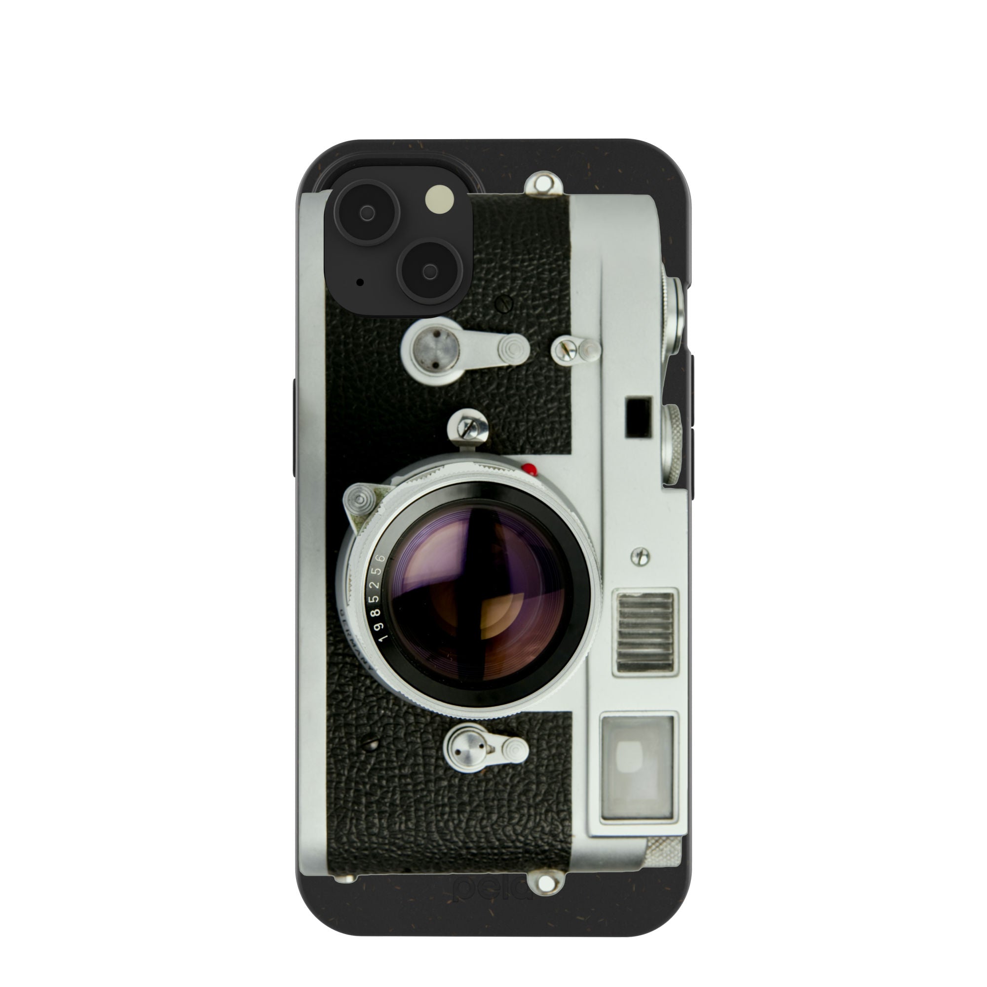 Black Vintage Camera iPhone 13 Case Refurbished - Pela Case refurbished available on Cerqular