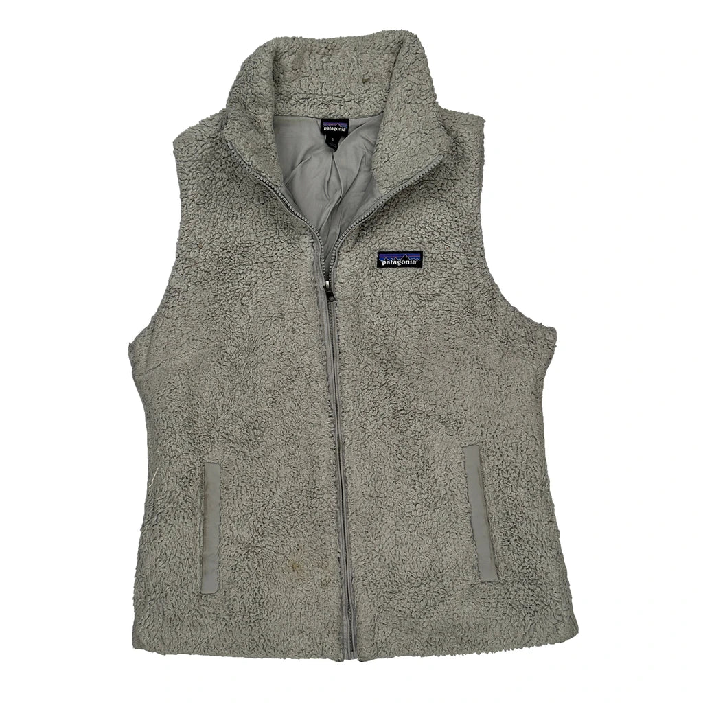 Patagonia Fleece - Medium Grey Polyester Refurbished - Thrifted (note: this is a term often used to describe second- refurbished available on Cerqular