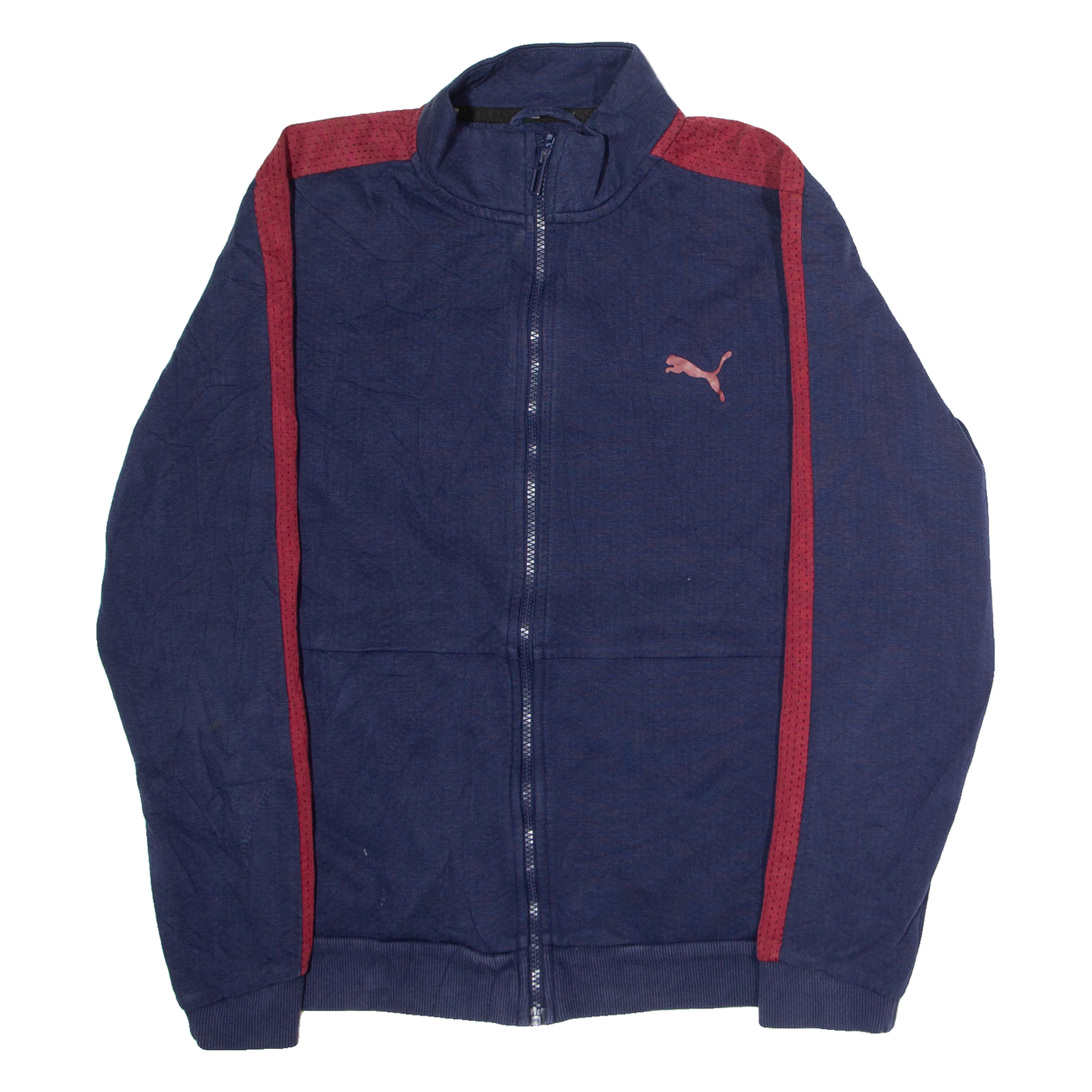 PUMA Mens Track Jacket Blue M Refurbished - N/A refurbished available on Cerqular
