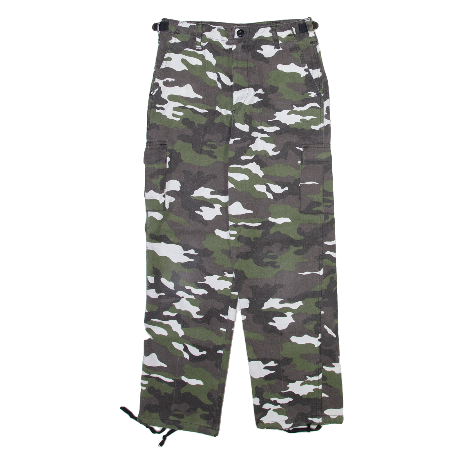 Camo Cargo Mens Trousers Green Regular Straight W26 L26 Refurbished - N/A refurbished available on Cerqular