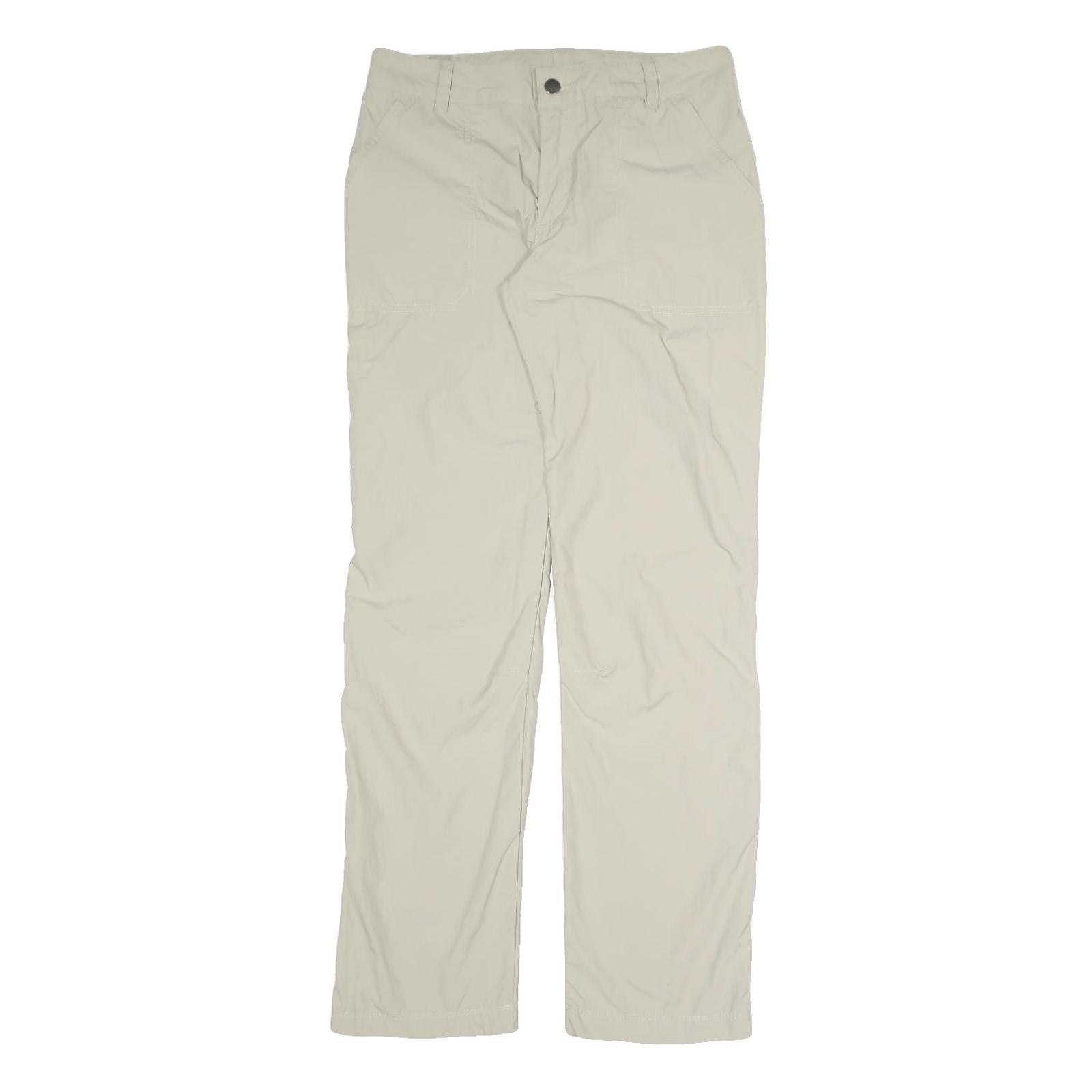 COLUMBIA Womens Beige Polyester Blend Regular Straight Trousers W30 L32 Outdoor Refurbished - N/A refurbished available on Cerqular