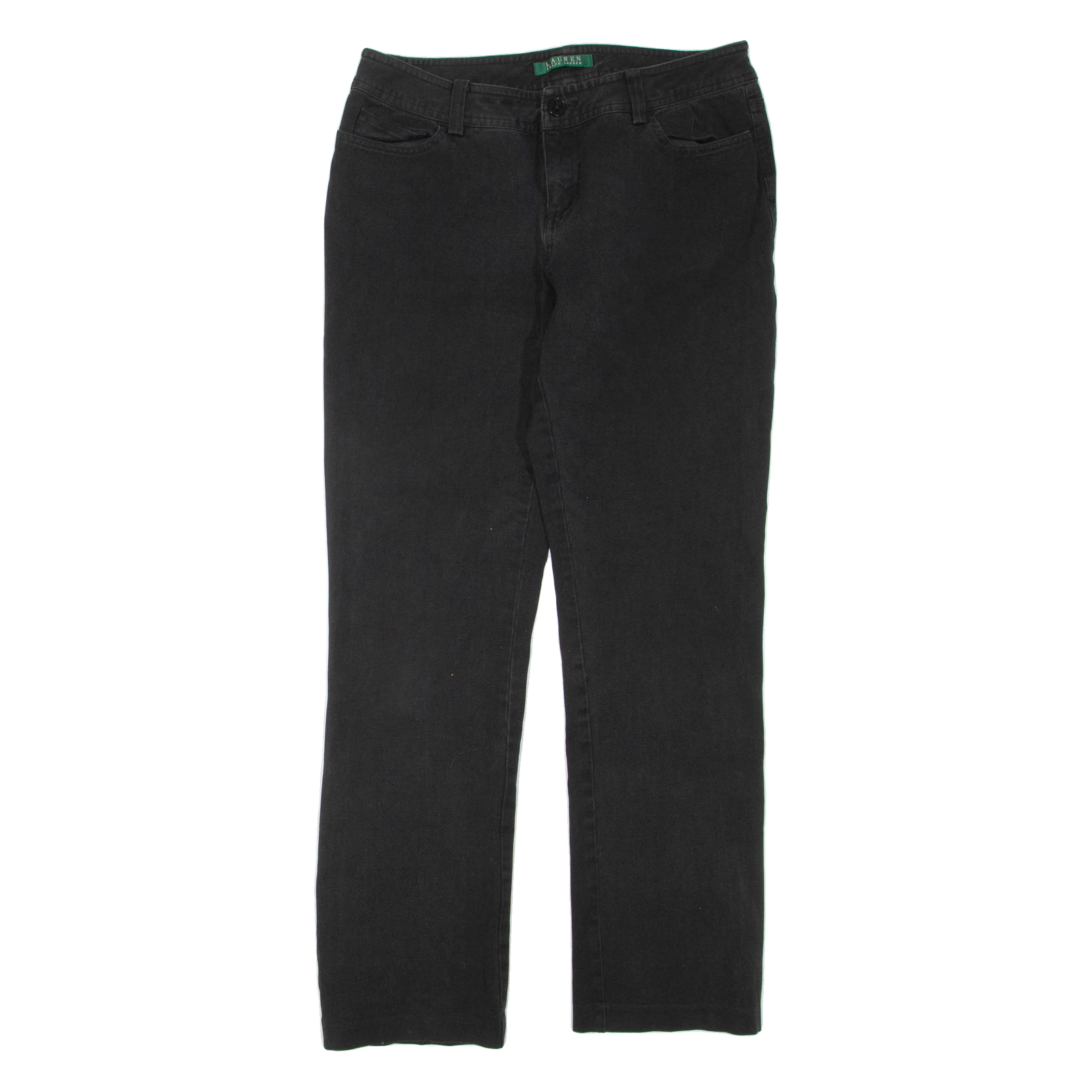 LAUREN RALPH LAUREN Womens Jeans Black Regular Straight W30 L29 Refurbished - N/A refurbished available on Cerqular