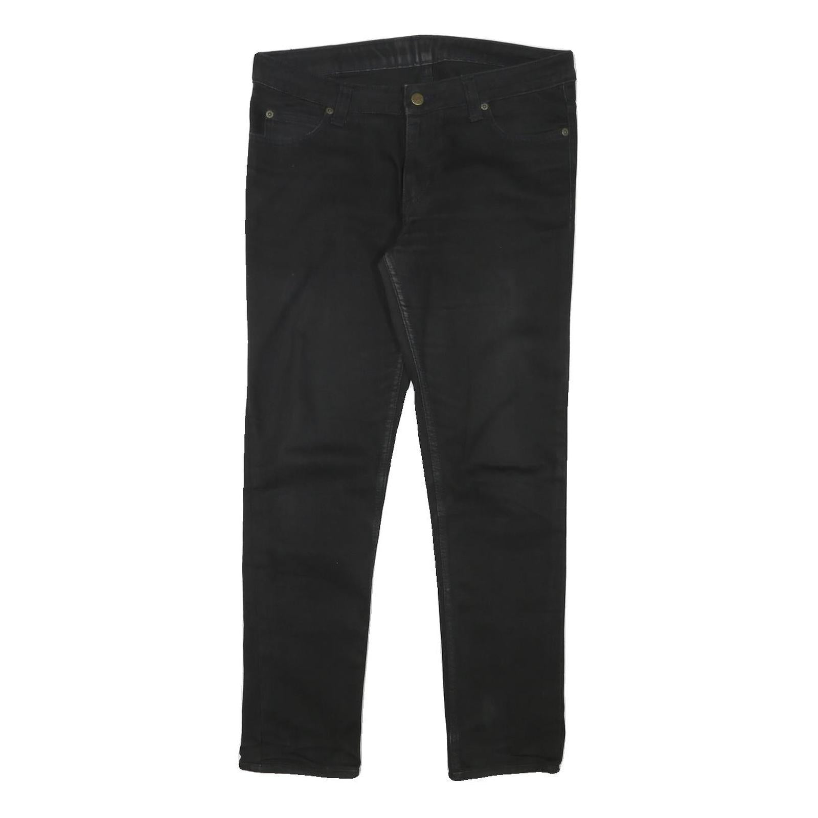 LEE Womens Black Slim Skinny Denim Medium W32 L27 Stretch Cotton Blend Jeans Refurbished - N/A refurbished available on Cerqular