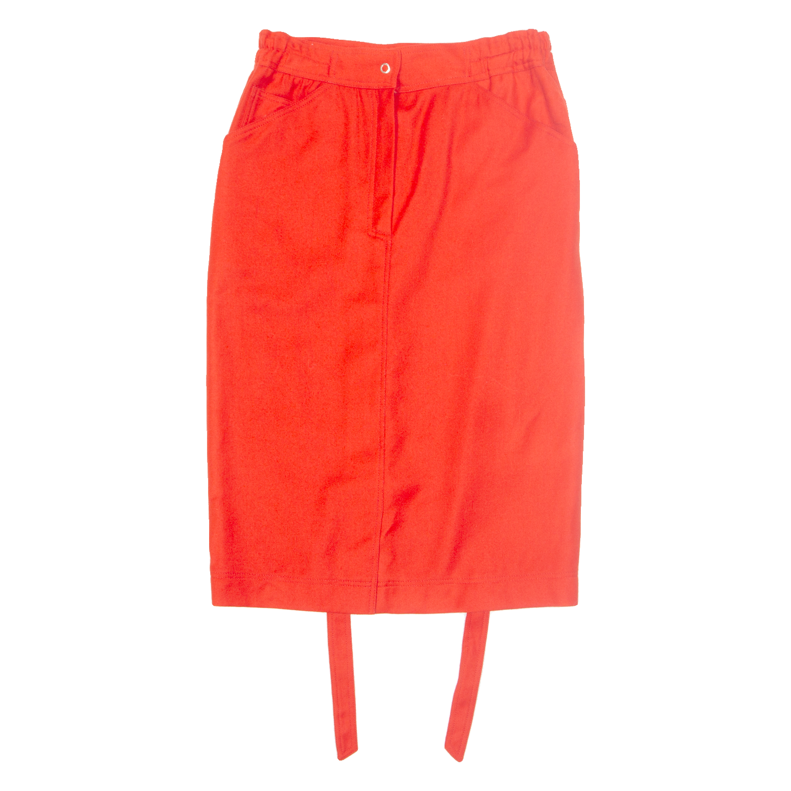 MARIA GIOVANNA Womens Pencil Skirt Red Midi UK 12 Refurbished - N/A refurbished available on Cerqular