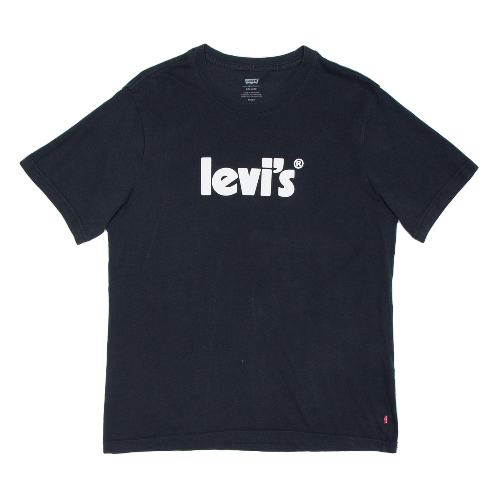 LEVI'S Relaxed Fit Mens T-Shirt Black S Refurbished - N/A refurbished available on Cerqular