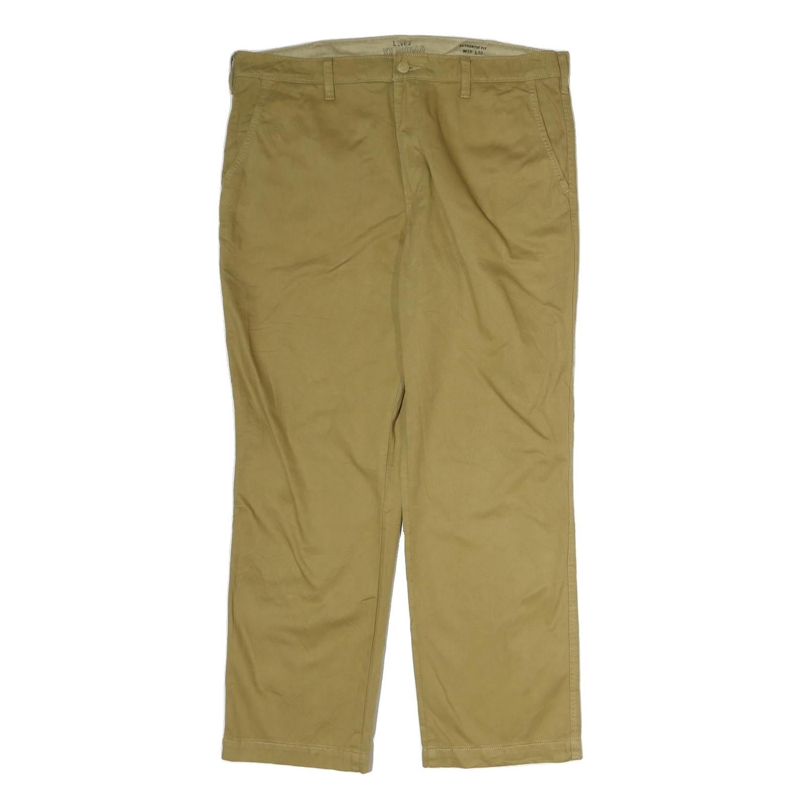 Buy LEVI'S Mens Cotton Beige Regular Fit Straight Leg Trousers W38 L30 Casual Wear Refurbished - $41.59 LEVI'S Mens Cotton Beige Regular Fit Straight Leg Trousers W38 L30 Casual Wear Refurbished - N/A refurbished available on Cerqular
