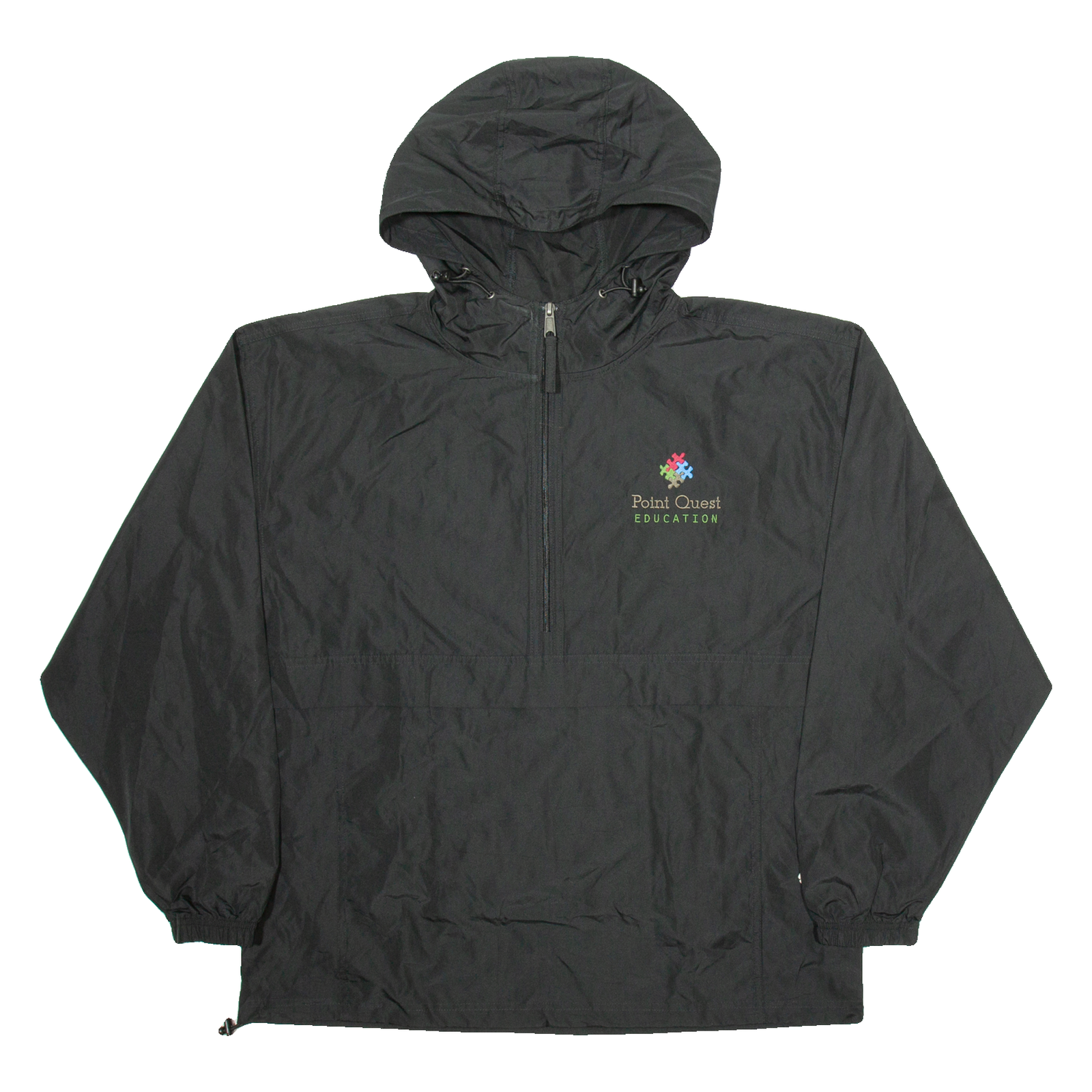 CHAMPION Point Quest Education Mens Shell Jacket Black  Hooded L Refurbished - N/A refurbished available on Cerqular