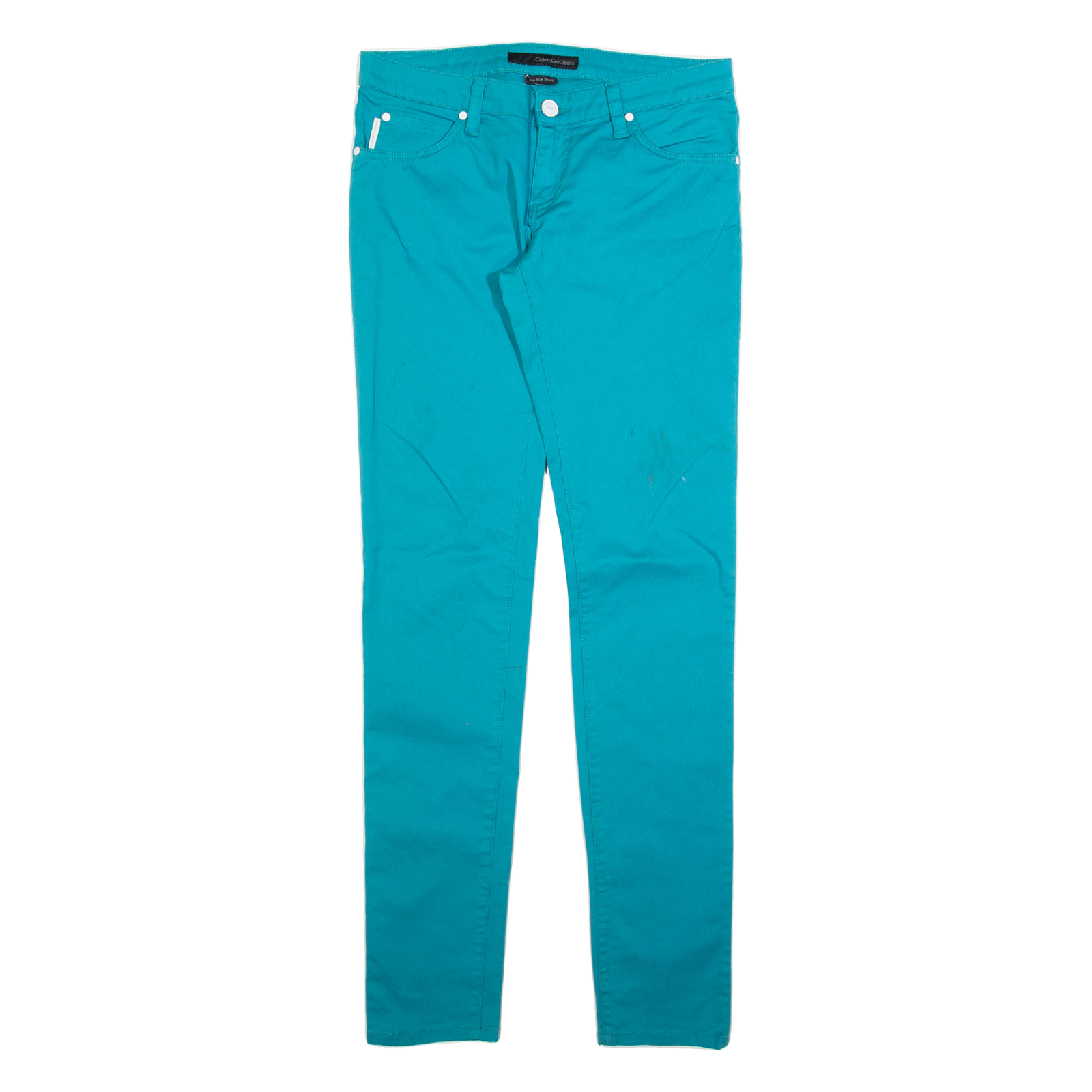 CALVIN KLEIN JEANS Womens Trousers Blue Slim Skinny W30 L34 Refurbished - N/A refurbished available on Cerqular