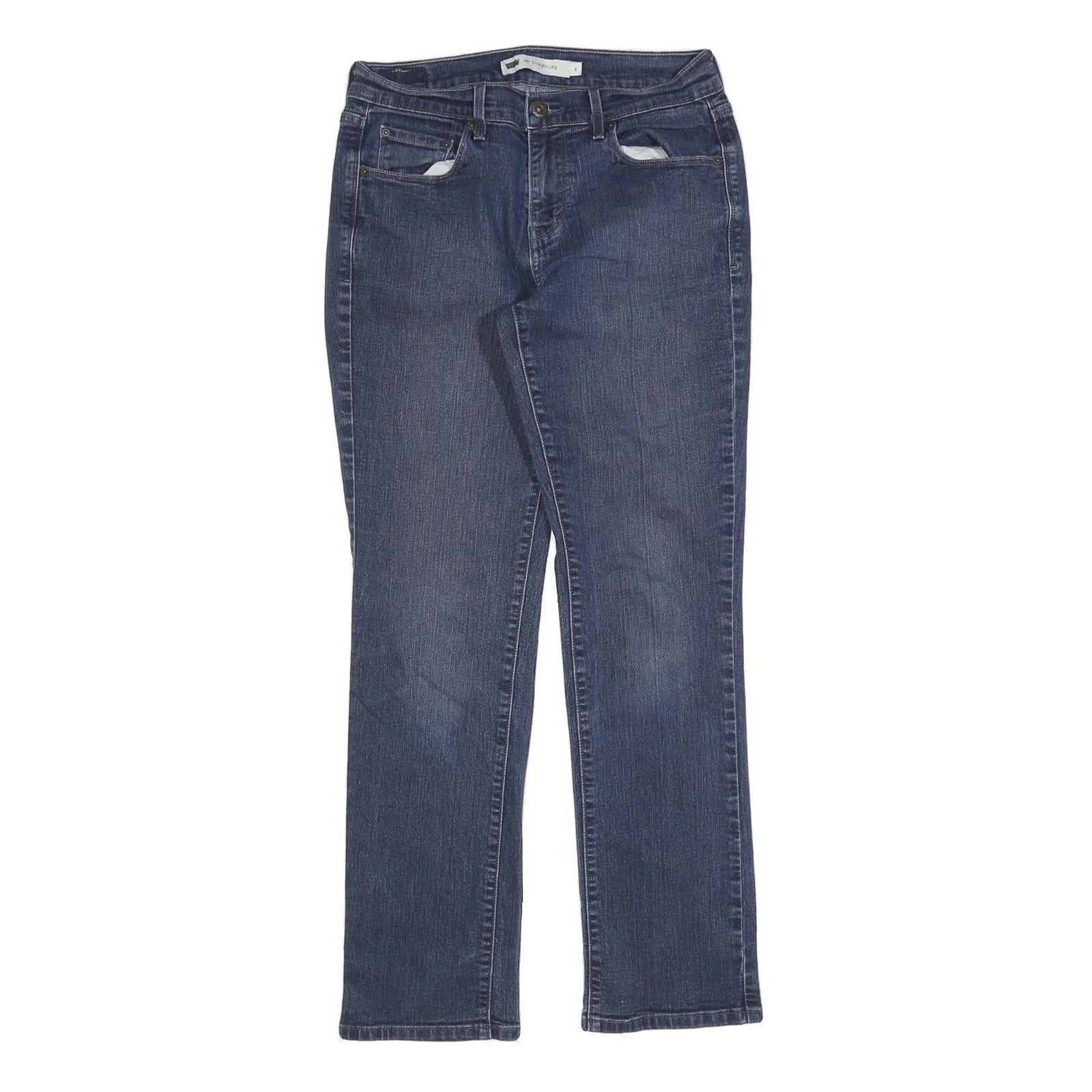 LEVI'S 505 Womens Blue Regular Straight Denim Medium W26 L30 Classic Cotton Refurbished - N/A refurbished available on Cerqular