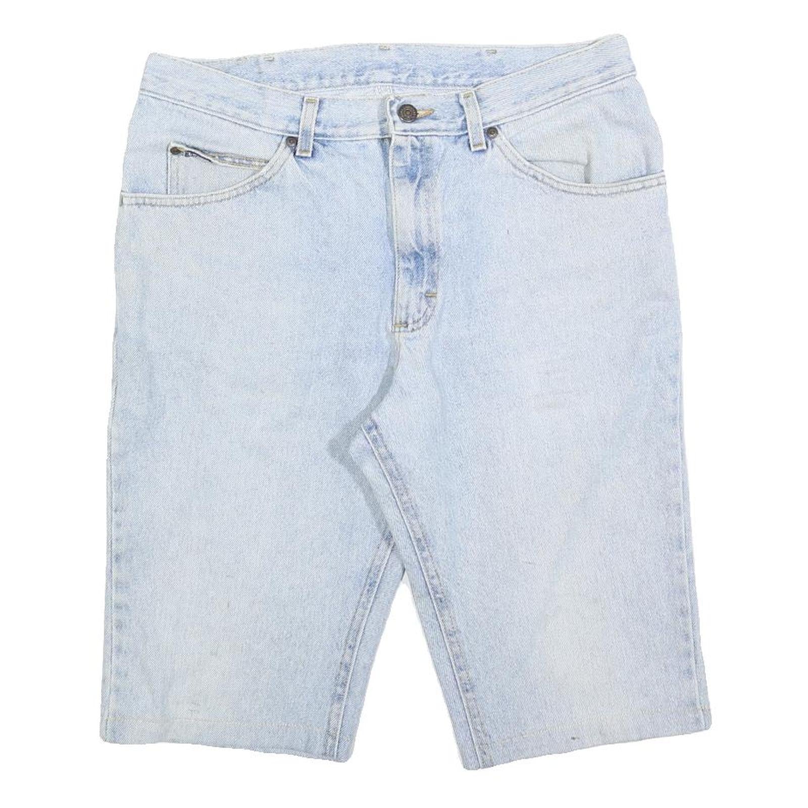 LEE Mens Shorts Blue Casual Denim M W34 Light Wash Cotton Blend Refurbished - N/A refurbished available on Cerqular