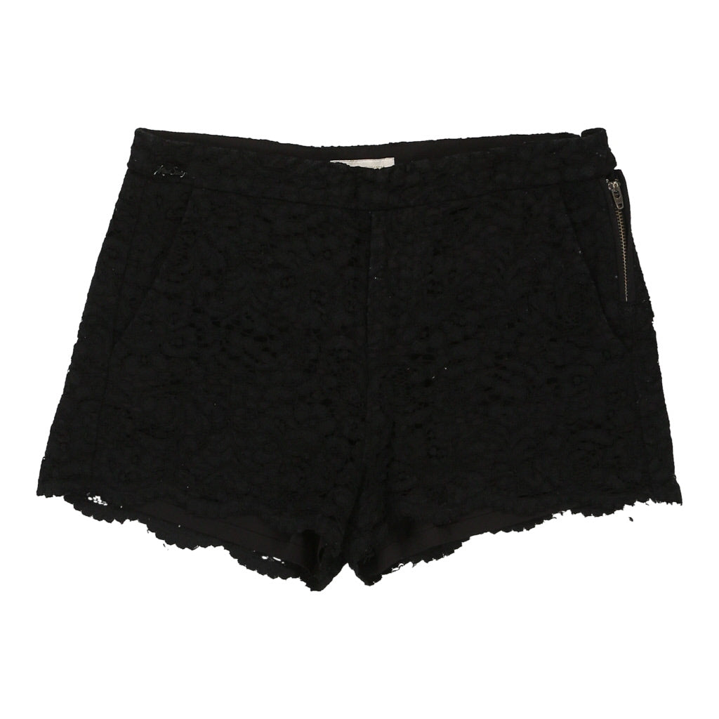Miss Sixty Shorts - Small Black Cotton Refurbished - Thrifted (note: this is a term often used to describe second- refurbished available on Cerqular