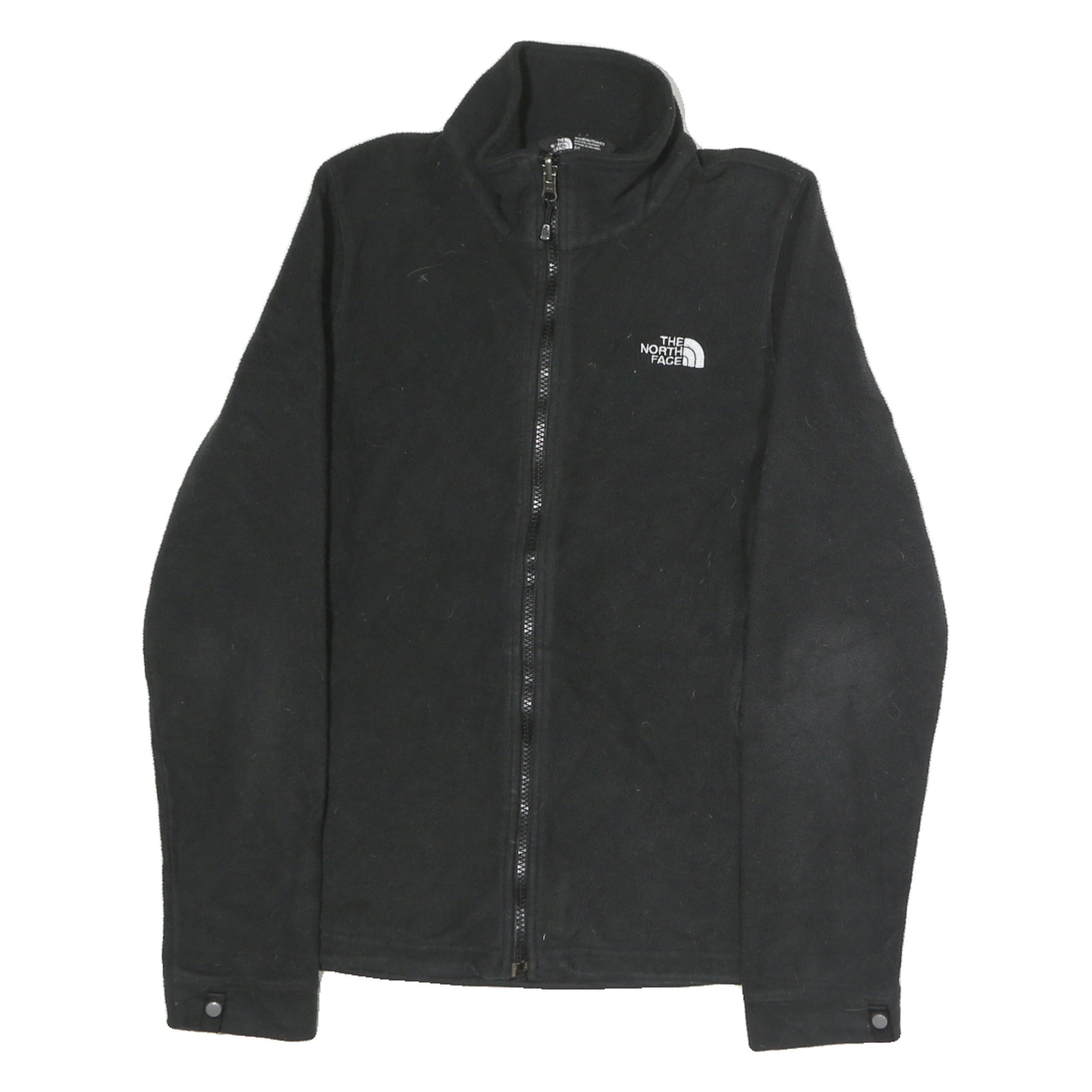 THE NORTH FACE Womens Black Fleece Jacket S Polyester Zip Outdoor Lightweight Refurbished - N/A refurbished available on Cerqular