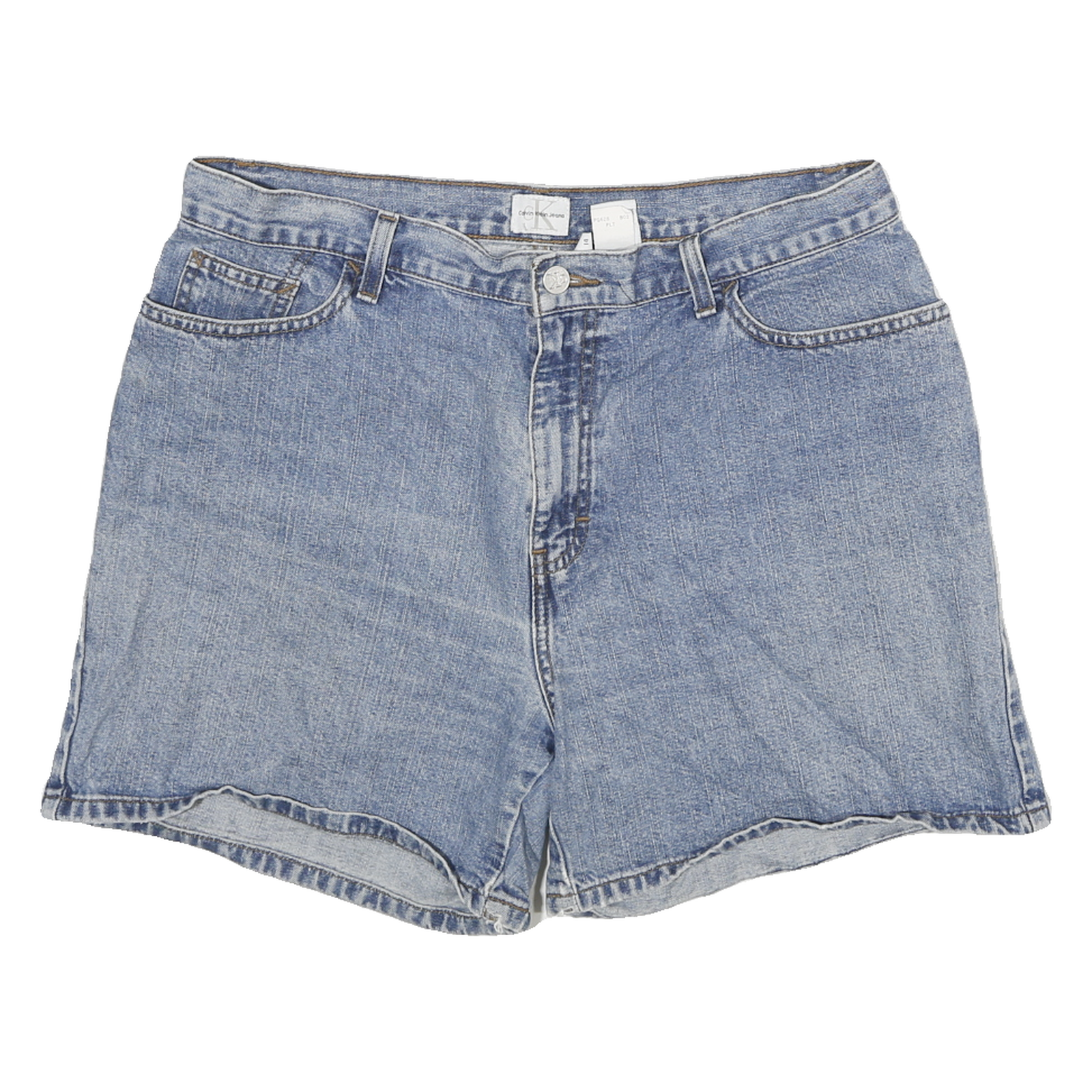 CALVIN KLEIN JEANS Womens Denim Blue Casual Shorts XL W34 Stylish Comfort Refurbished - N/A refurbished available on Cerqular