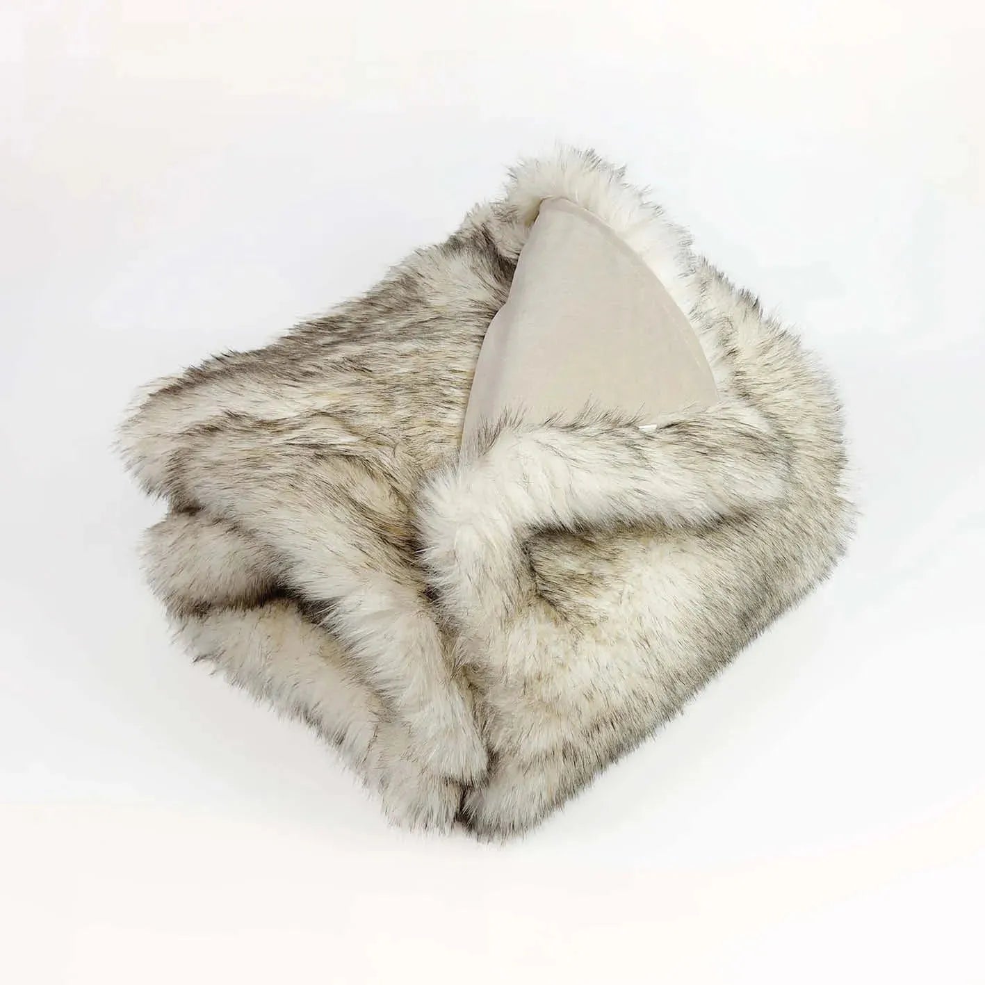 Fur Blanket - THE WILDEST DREAM Beige | Rozmiar: 118x79" (300x200cm) Refurbished - N/A (Note: I could not find a well-known brand with refurbished available on Cerqular