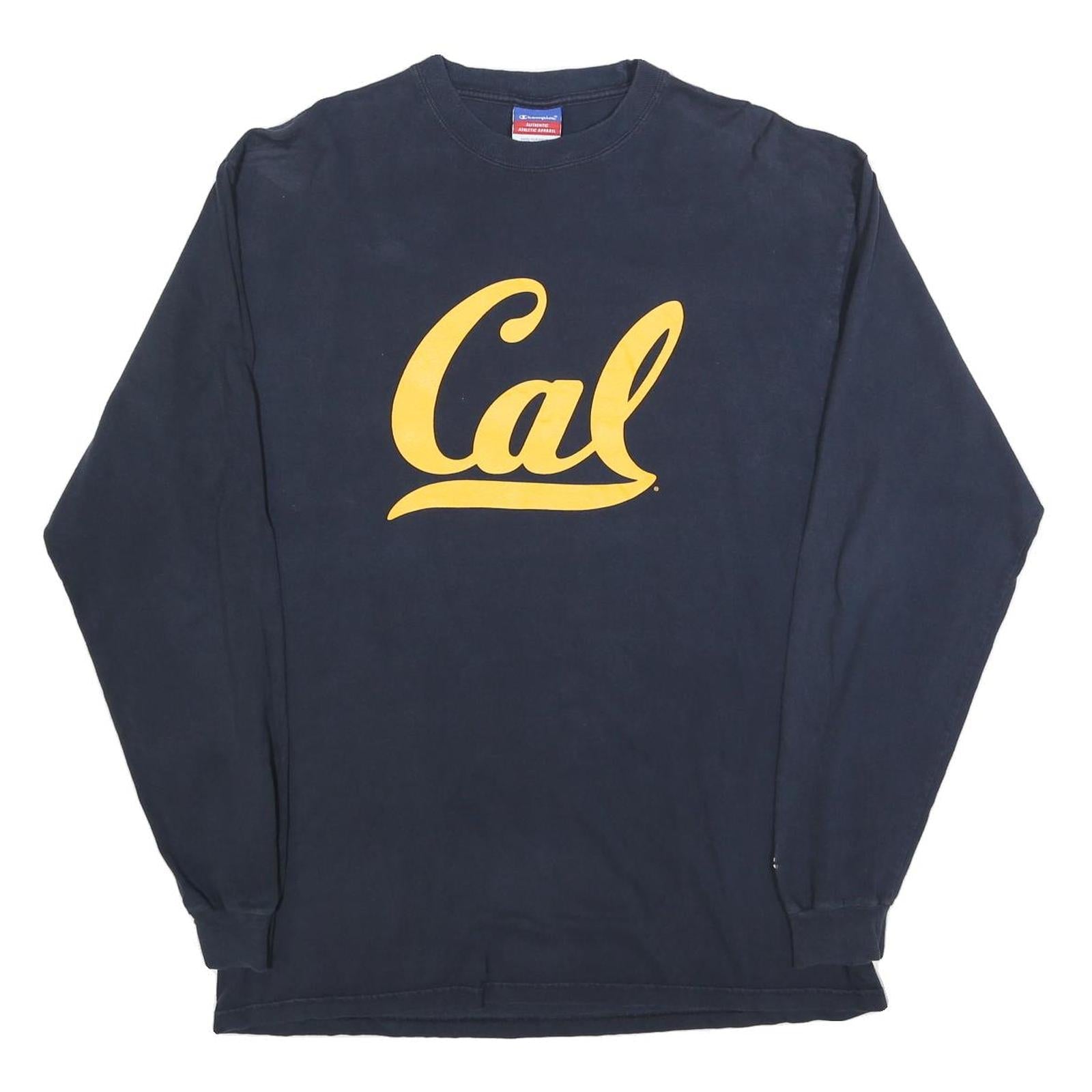 Buy CHAMPION Mens Navy Blue Cal Graphic Long Sleeve Crew Neck XL Cotton Blend Refurbished - $27.29 CHAMPION Mens Navy Blue Cal Graphic Long Sleeve Crew Neck XL Cotton Blend Refurbished - N/A refurbished available on Cerqular