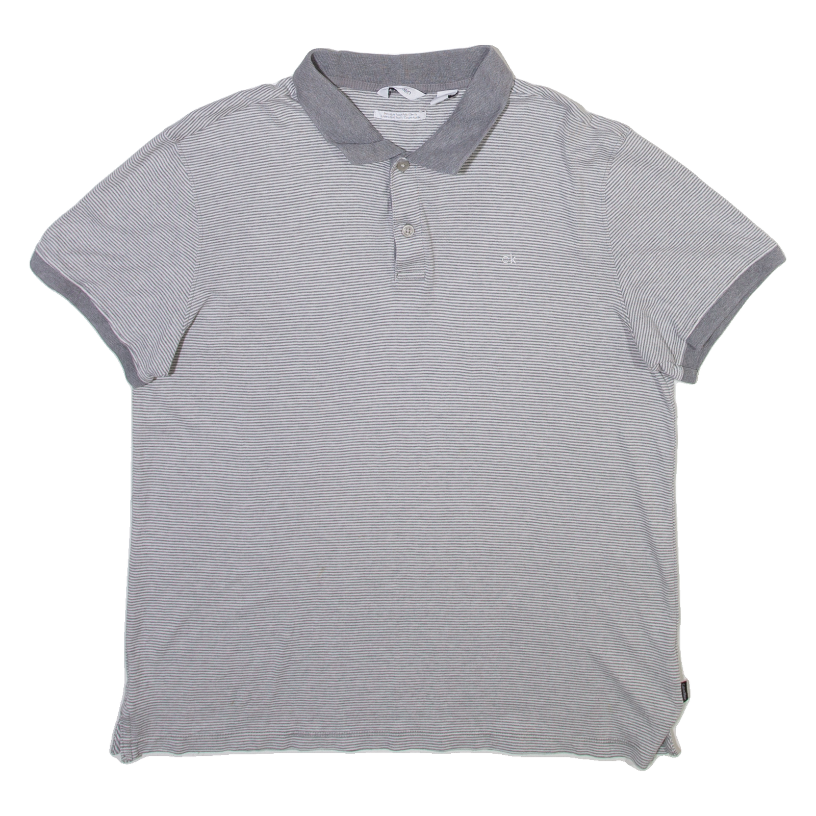 Buy CALVIN KLEIN Mens Polo Shirt Grey Striped L Refurbished - $25.99 CALVIN KLEIN Mens Polo Shirt Grey Striped L Refurbished - N/A refurbished available on Cerqular