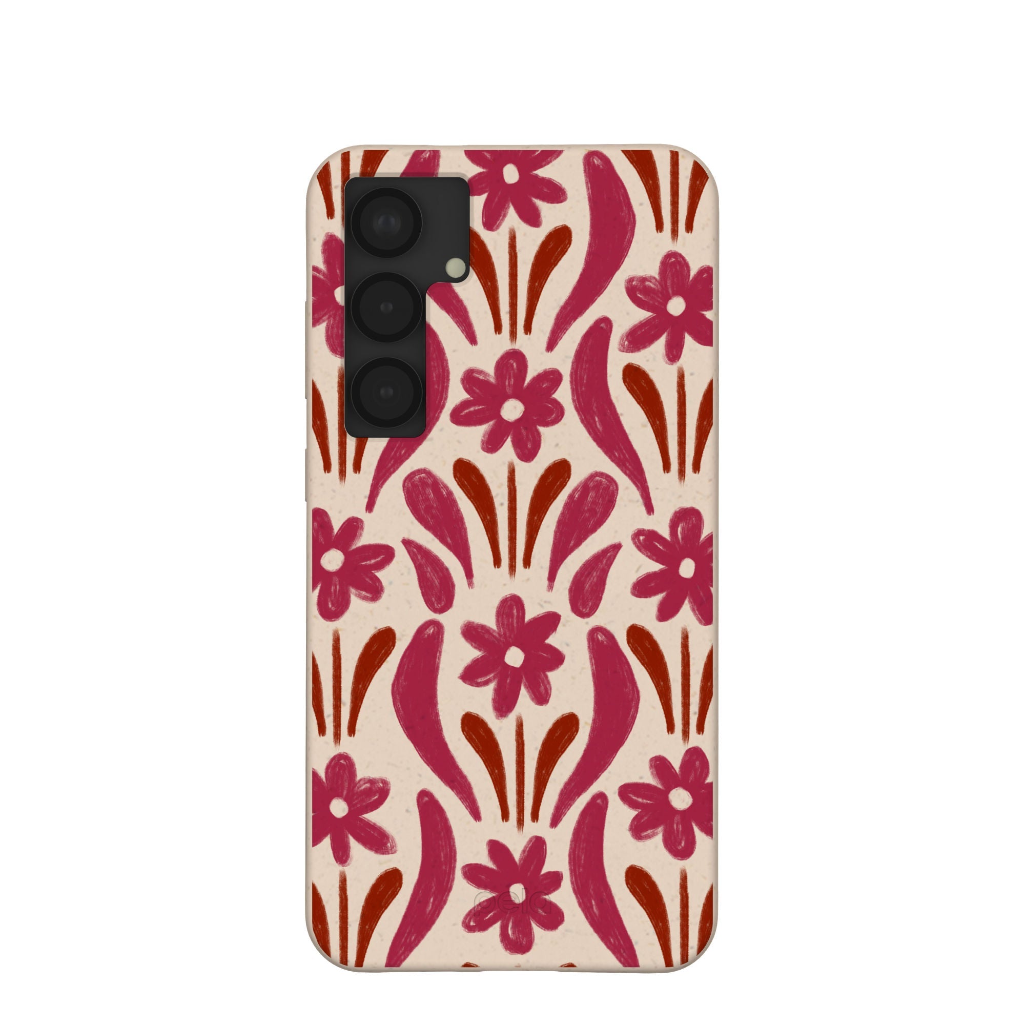 Seashell Flower Stack Samsung Galaxy S25+(Plus) Case Refurbished - Pela Case refurbished available on Cerqular