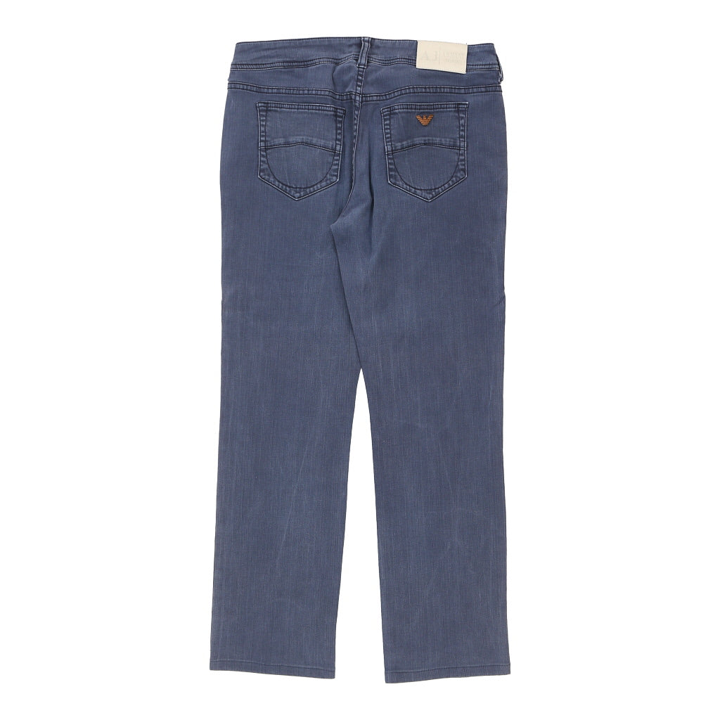 Armani Jeans Jeans - 32W UK 10 Blue Cotton Refurbished - Thrifted (note: this is a term often used to describe second- refurbished available on Cerqular