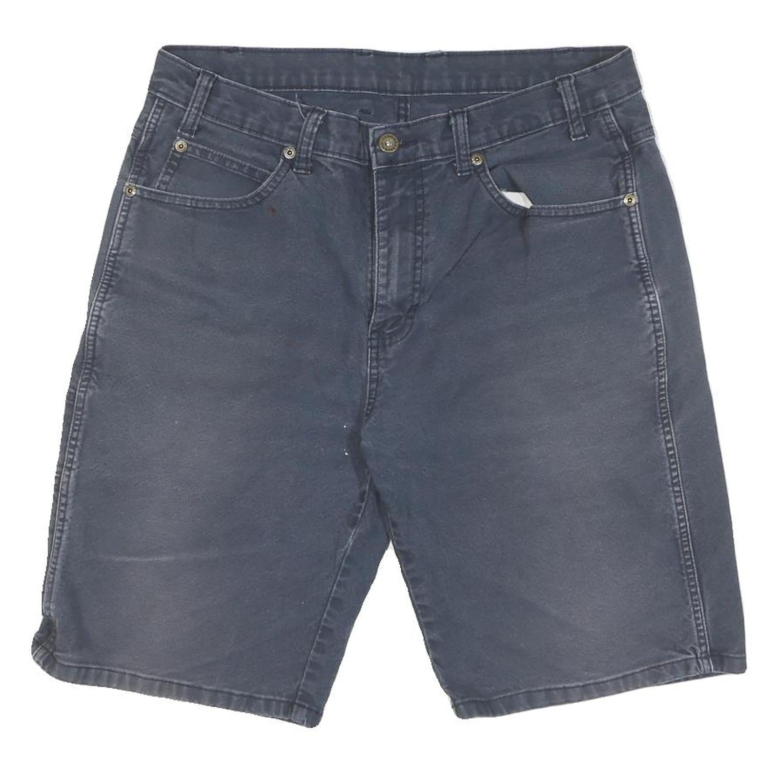 DICKIES Mens Shorts Blue Cargo Cotton Blend L W36 Workwear Relaxed Fit Refurbished - N/A refurbished available on Cerqular