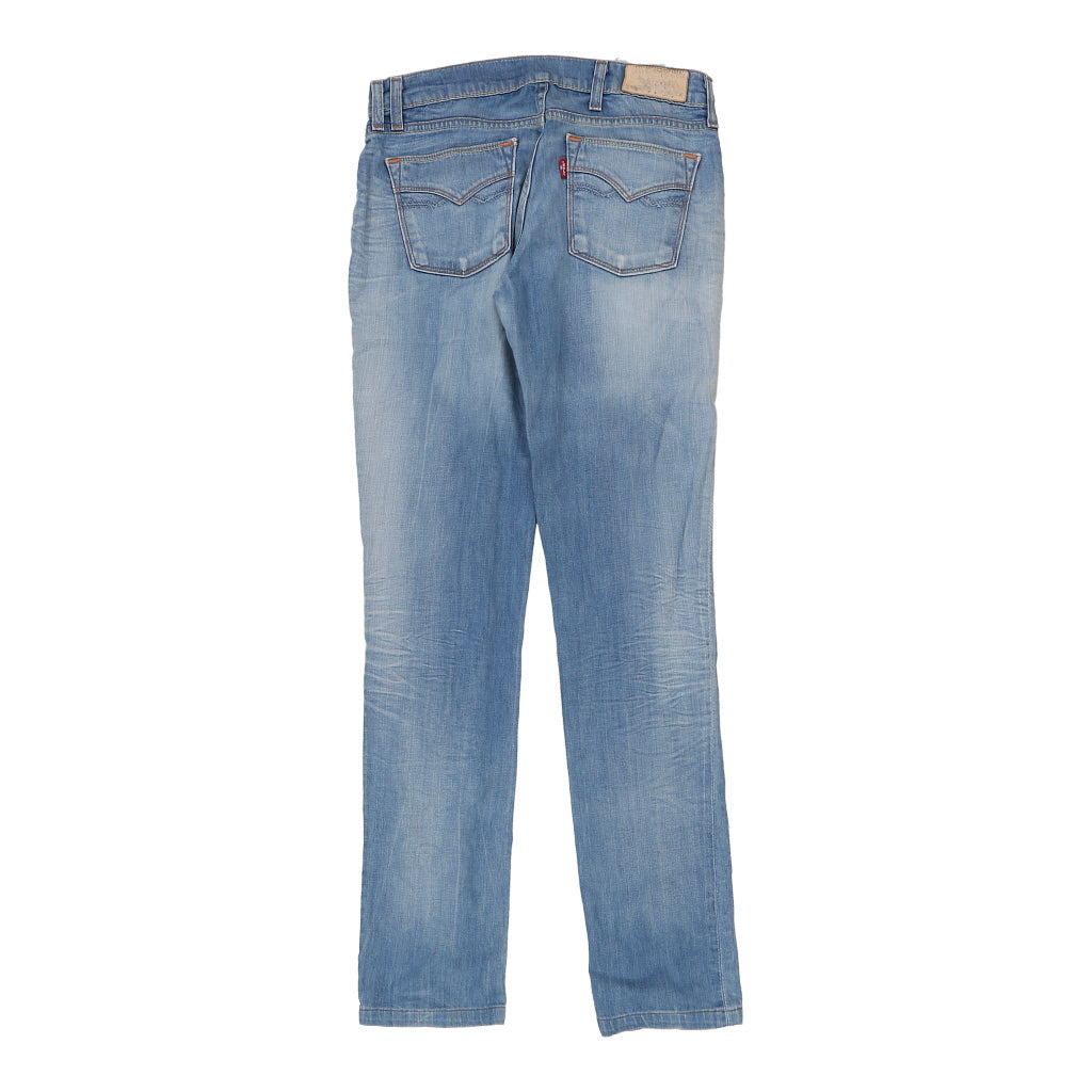 Levis Jeans - 28W UK 6 Blue Cotton Refurbished - Thrifted (note: this is a term often used to describe second- refurbished available on Cerqular