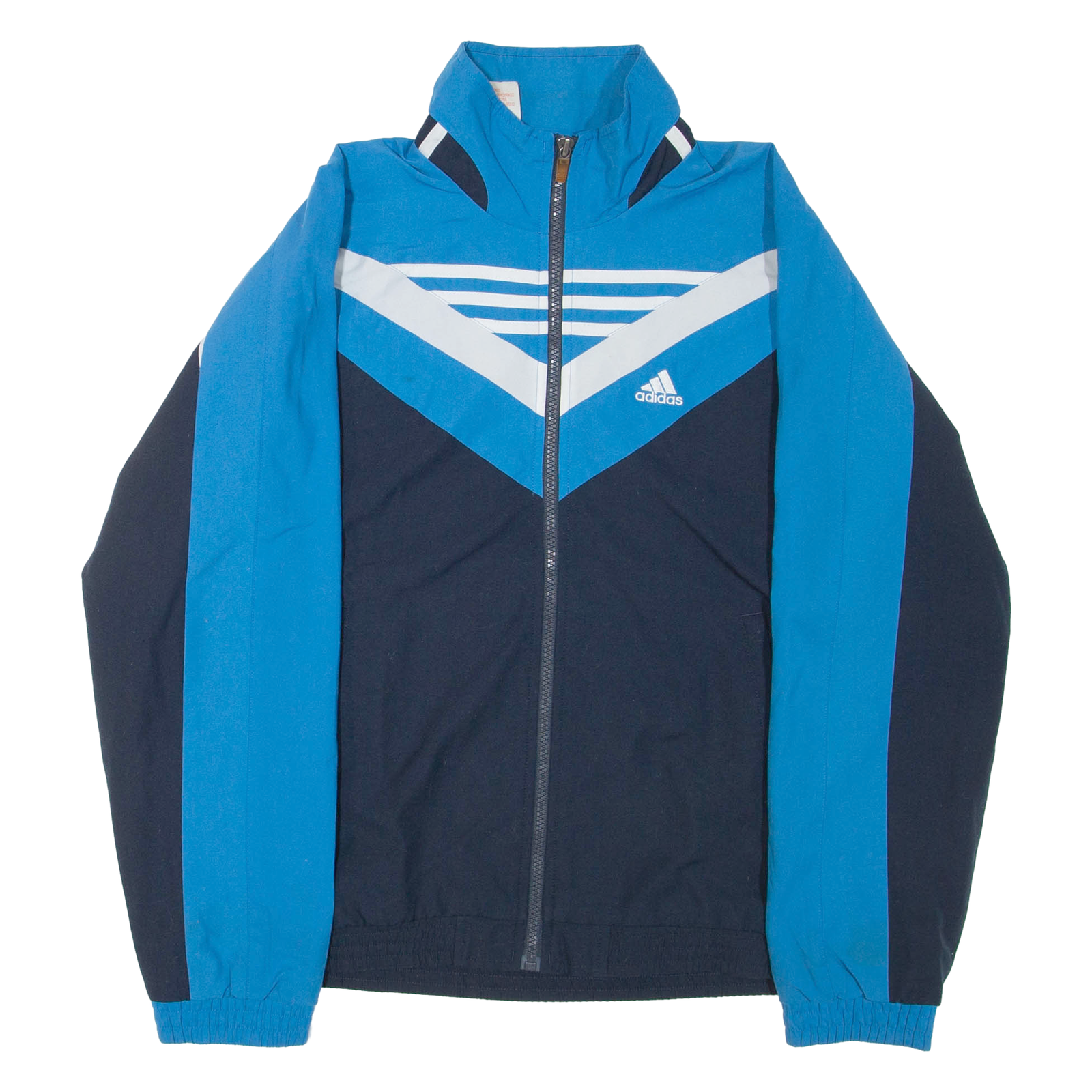ADIDAS Lightweight Womens Track Jacket Black Colourblock UK 12 Refurbished - N/A refurbished available on Cerqular