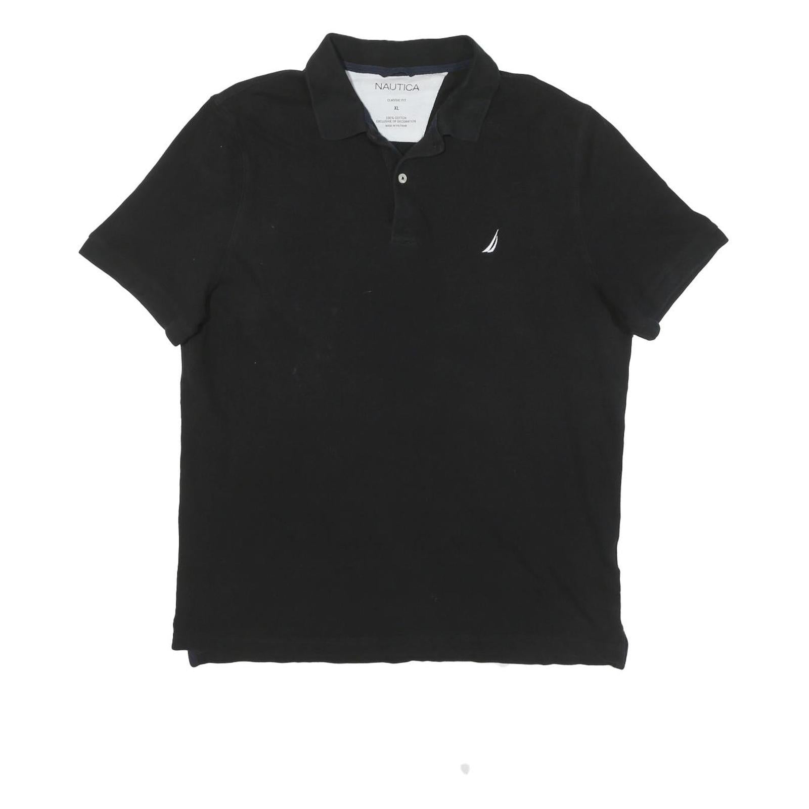 Buy NAUTICA Mens Black Short Sleeve Polo Shirt XL Cotton Blend Classic Fit Refurbished - $22.09 NAUTICA Mens Black Short Sleeve Polo Shirt XL Cotton Blend Classic Fit Refurbished - N/A refurbished available on Cerqular