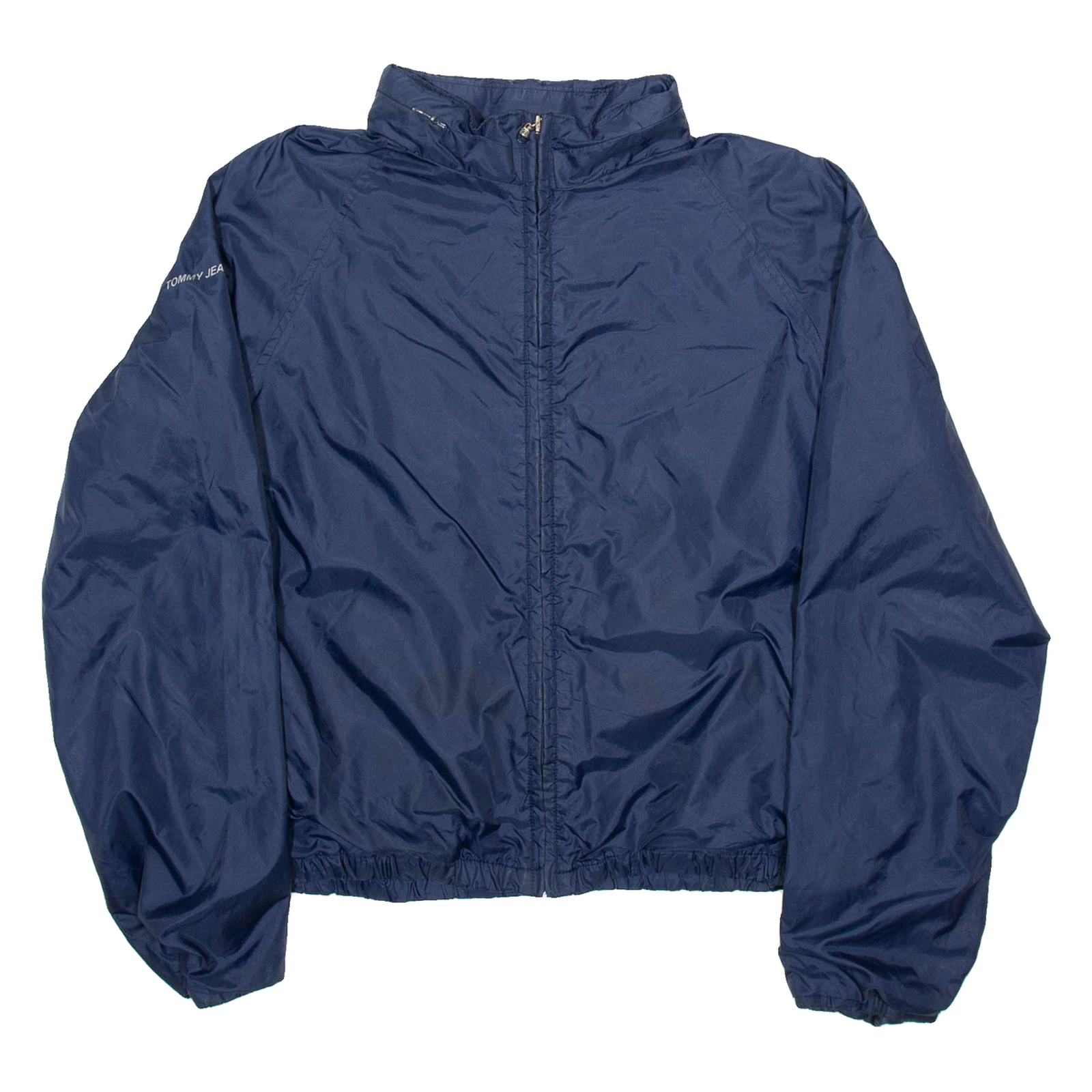 TOMMY HILFIGER Mens Track Jacket Blue Nylon L Refurbished - N/A refurbished available on Cerqular