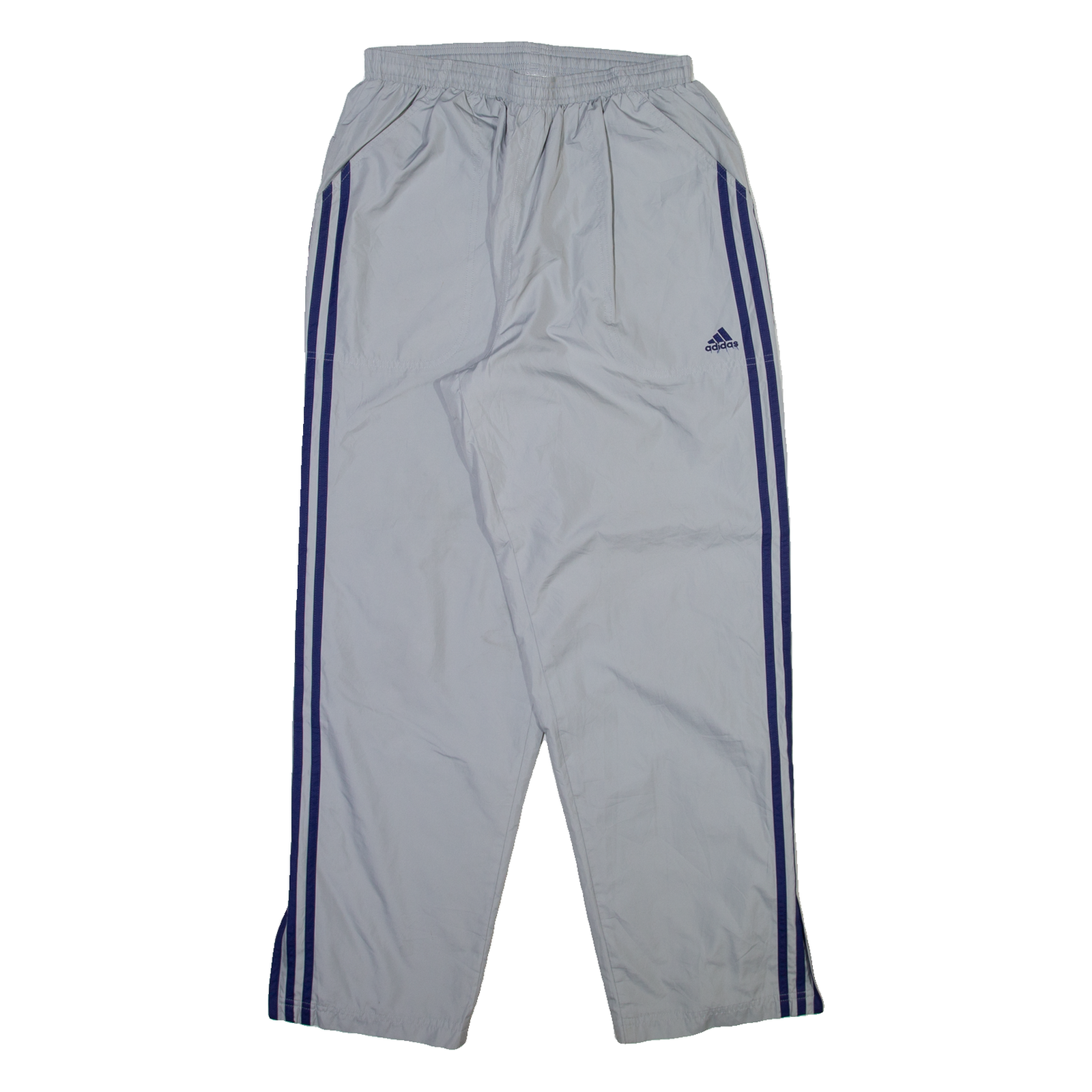 ADIDAS Mens Track Pants Grey Tapered M W27 L29 Refurbished - N/A refurbished available on Cerqular