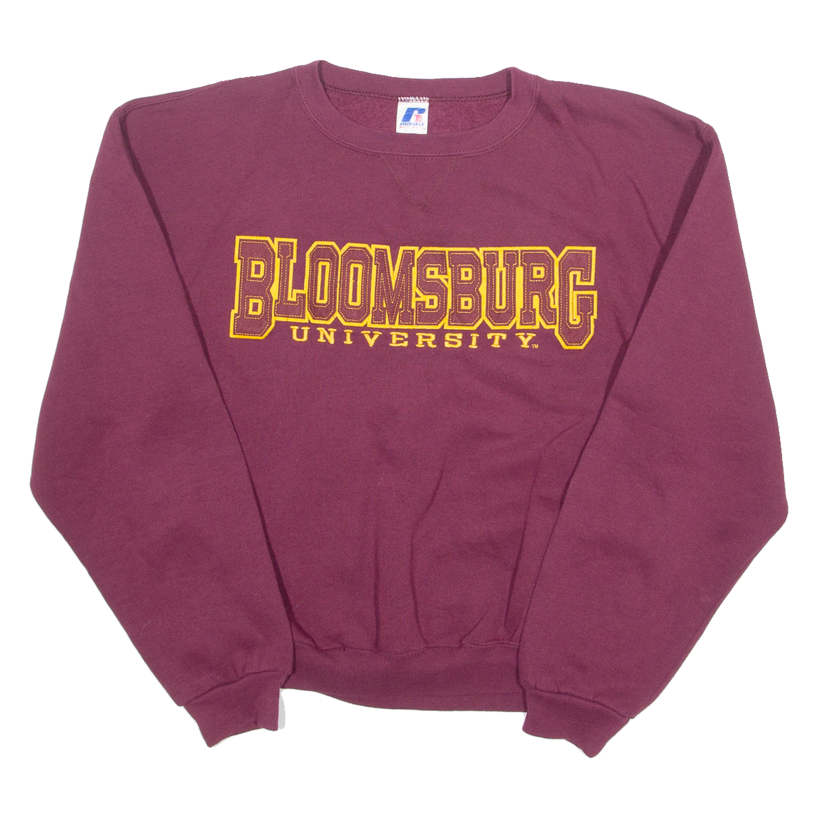 RUSSELL ATHLETIC Bloomsburg Mens Sweatshirt Maroon USA S Refurbished - N/A refurbished available on Cerqular