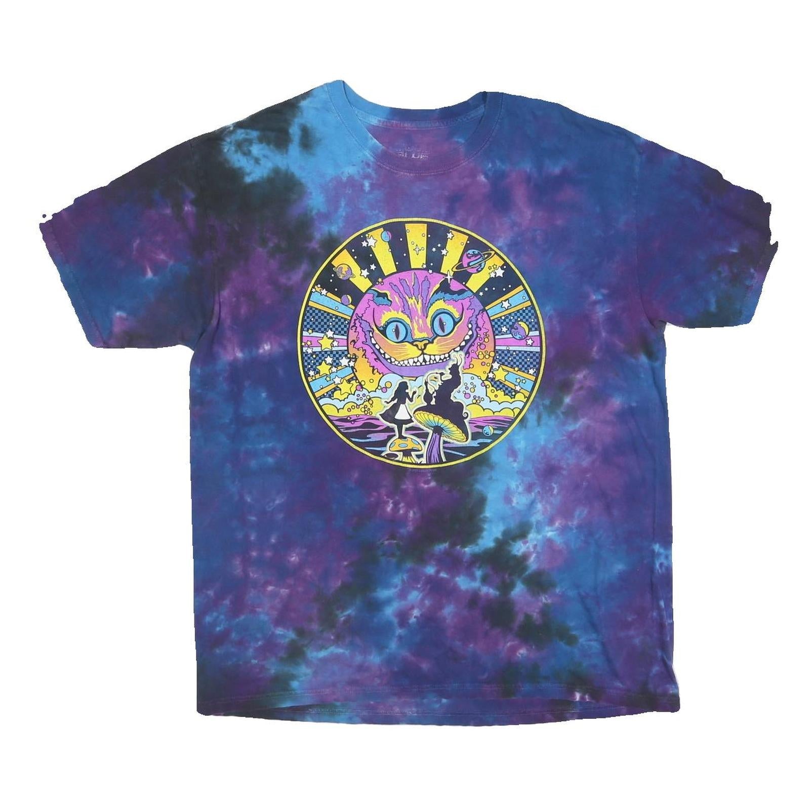 LIQUID BLUE Mens Blue & Purple Tie Dye T-Shirt XL Short Sleeve Crew Neck Refurbished - N/A refurbished available on Cerqular