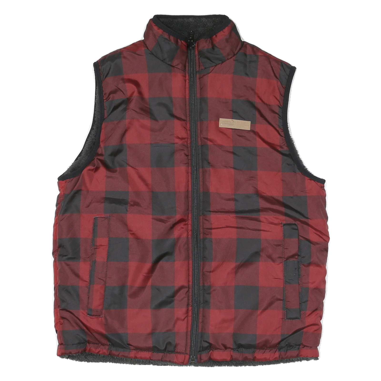 Buy BUFFALO Mens Red & Black Checked Sleeveless Puffer Jacket S Polyester Blend Zip Refurbished - $51.99 BUFFALO Mens Red & Black Checked Sleeveless Puffer Jacket S Polyester Blend Zip Refurbished - N/A refurbished available on Cerqular
