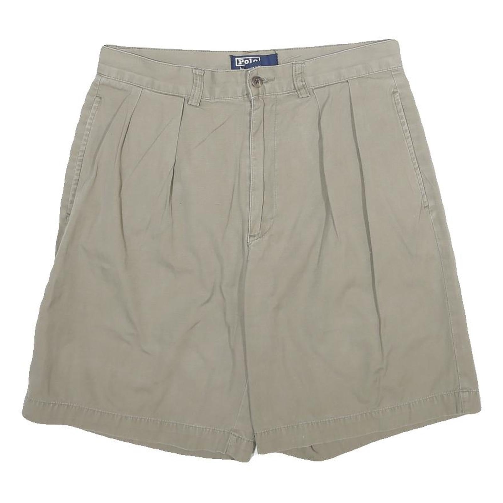 POLO RALPH LAUREN Mens Shorts Beige Casual Plain M W30 Classic Cotton Chino Refurbished - N/A refurbished available on Cerqular