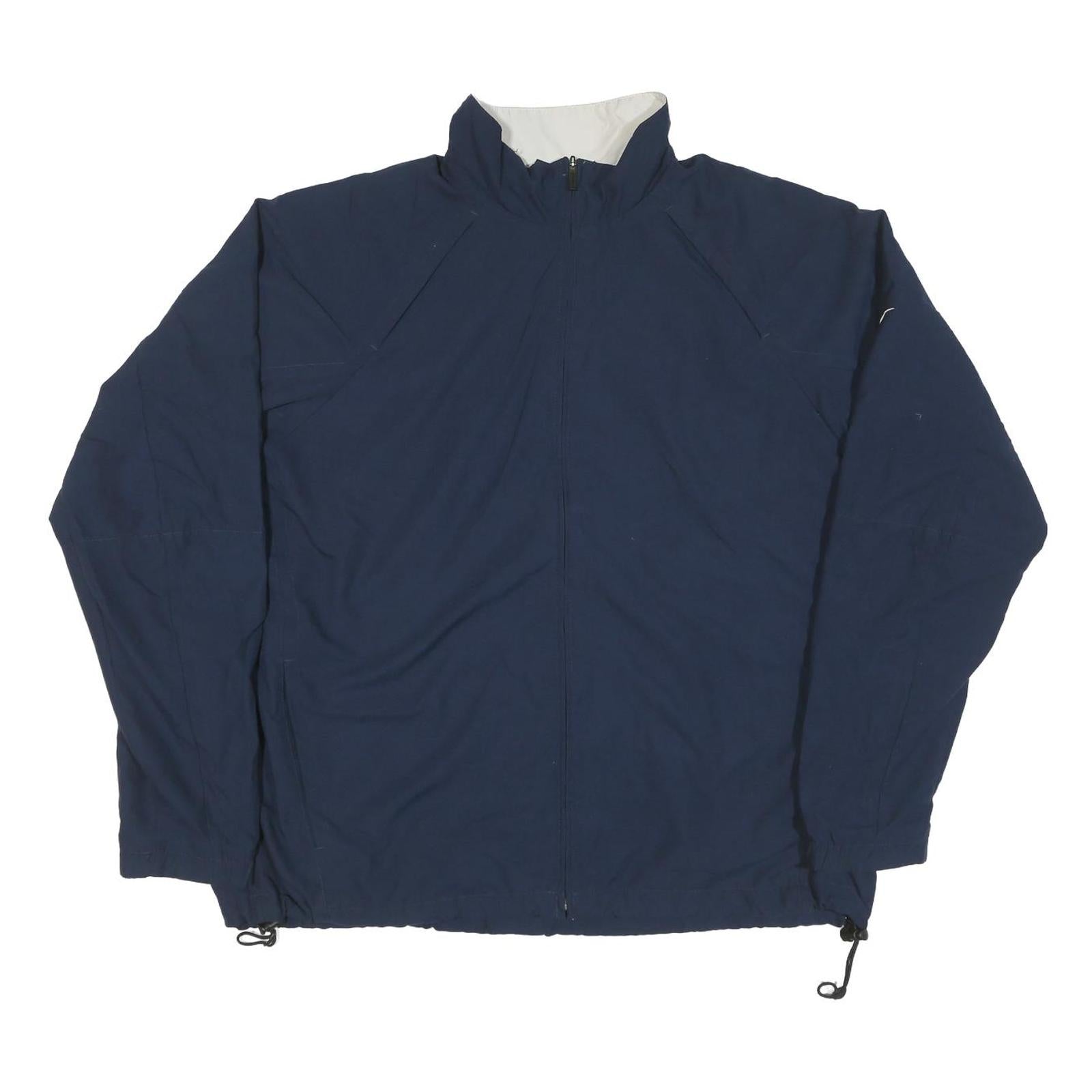 NIKE Mens Navy Blue Jacket XL Polyester Blend Zip Sports Casual Outdoor Refurbished - N/A refurbished available on Cerqular
