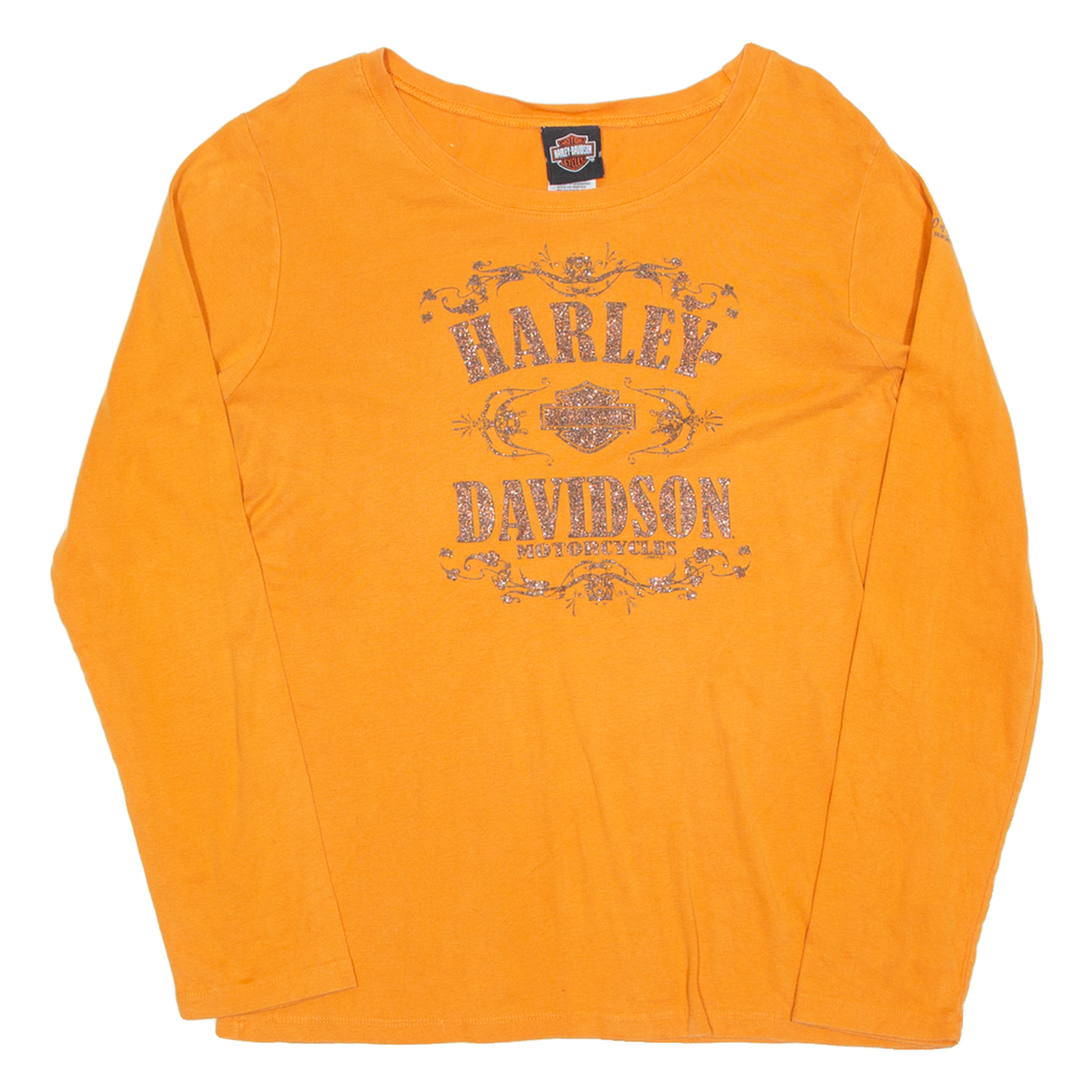 Buy HARLEY DAVIDSON Womens T-Shirt Orange Long Sleeve XL Refurbished - $54.59 HARLEY DAVIDSON Womens T-Shirt Orange Long Sleeve XL Refurbished - N/A refurbished available on Cerqular