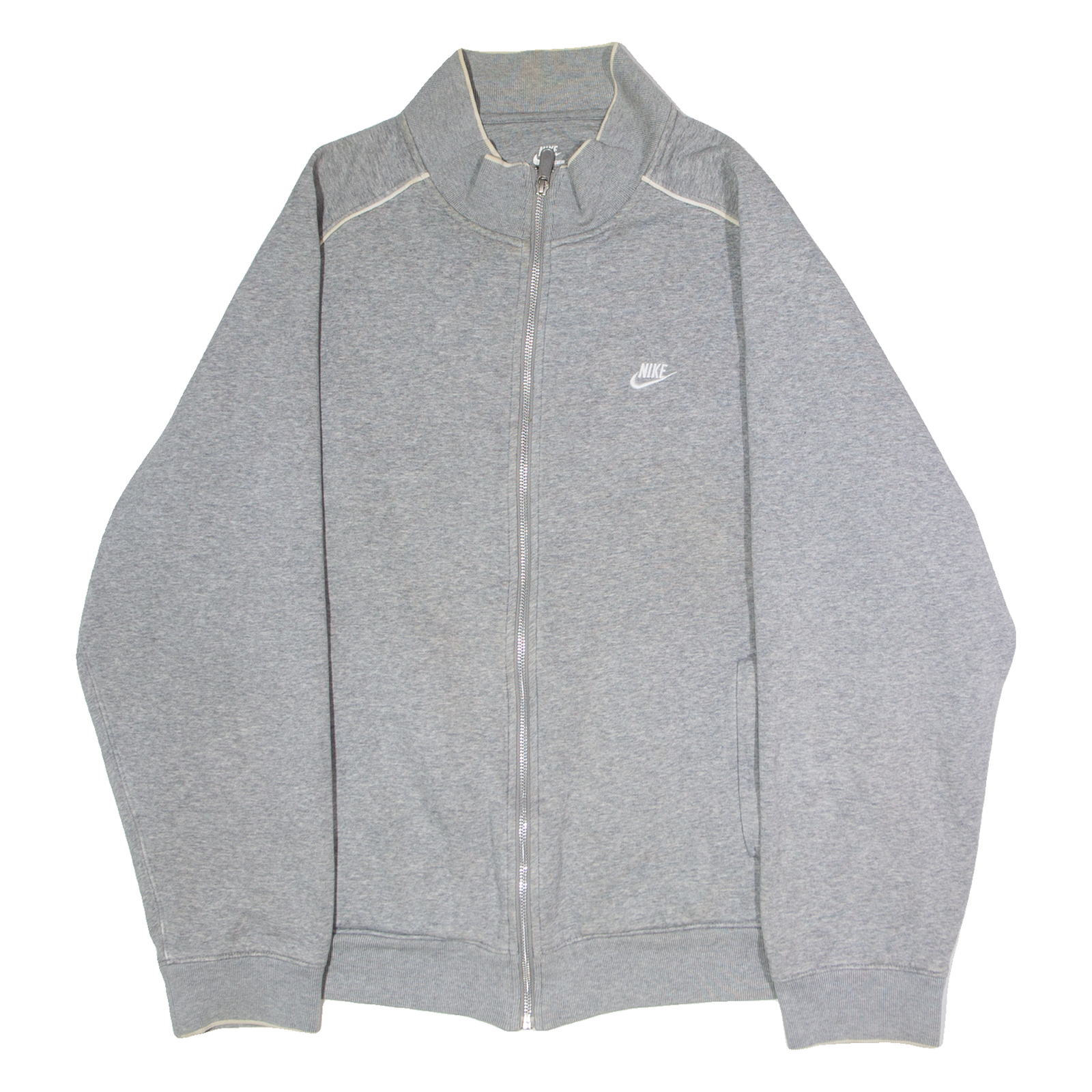 NIKE Mens Track Jacket Grey XL Refurbished - N/A refurbished available on Cerqular