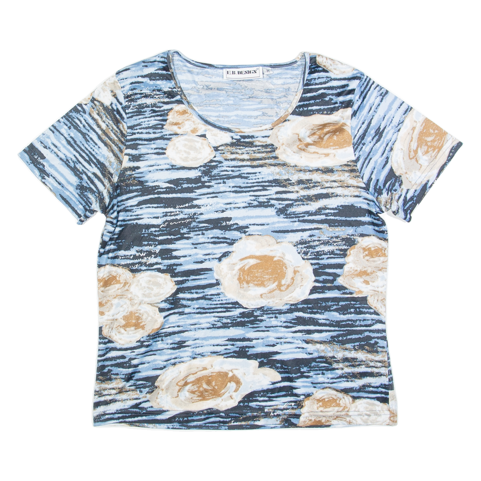 Buy E.B DESIGN Stretch Womens Printed Top Blue Floral M Refurbished - $16.89 E.B DESIGN Stretch Womens Printed Top Blue Floral M Refurbished - N/A refurbished available on Cerqular