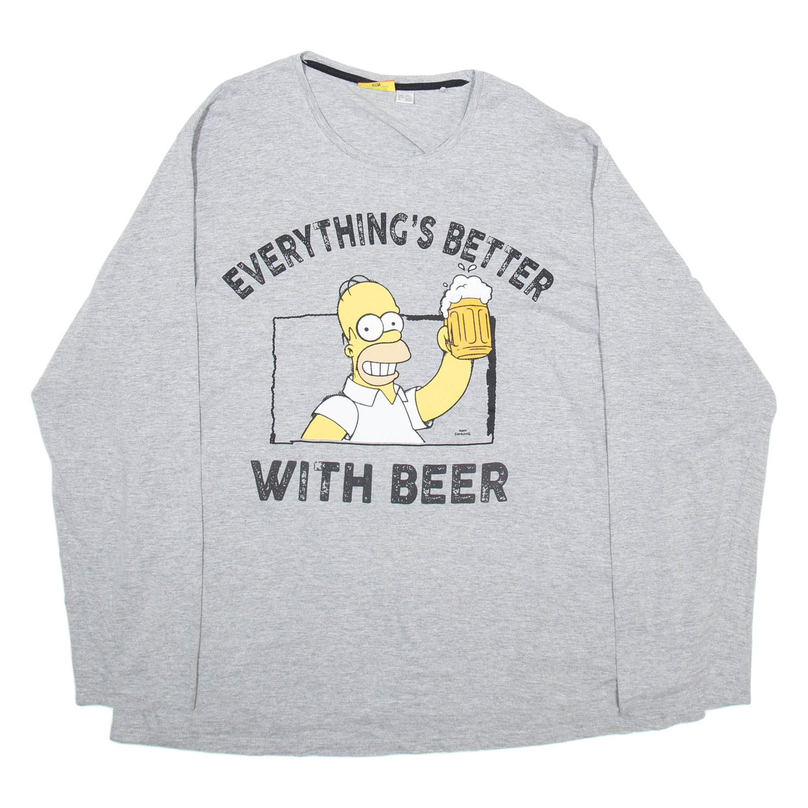 Buy THE SIMPSONS Mens T-Shirt Grey Long Sleeve 2XL Refurbished - $16.89 THE SIMPSONS Mens T-Shirt Grey Long Sleeve 2XL Refurbished - N/A refurbished available on Cerqular