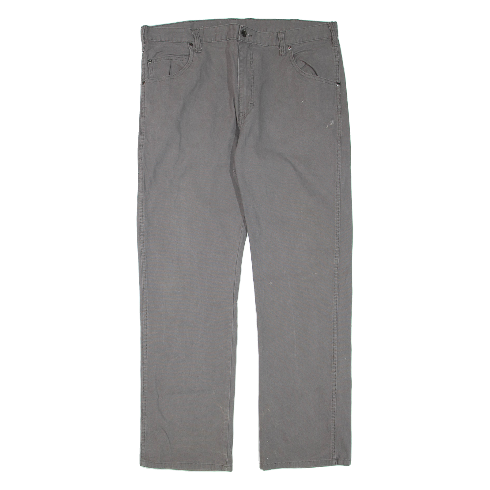 DICKIES Mens Trousers Grey Regular Straight W36 L32 Refurbished - N/A refurbished available on Cerqular