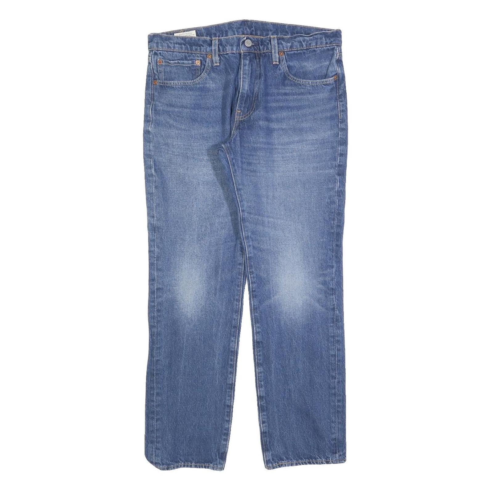 LEVI'S 511 Big E Mens Jeans Blue Slim Skinny Denim Medium W33 L30 Zip Fastening Refurbished - N/A refurbished available on Cerqular