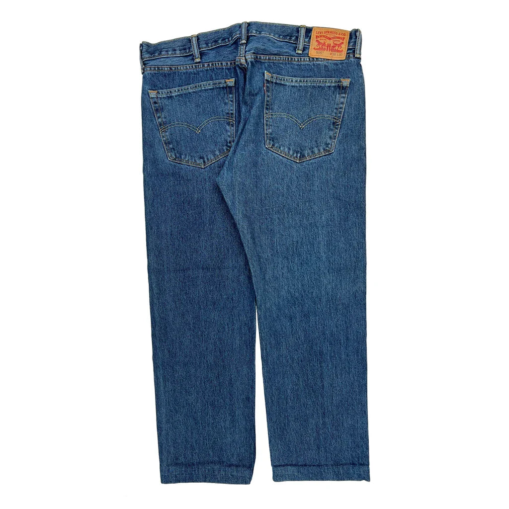 505 Levis Jeans - 38W 28L Blue Cotton Refurbished - Thrifted (note: this is a term often used to describe second- refurbished available on Cerqular